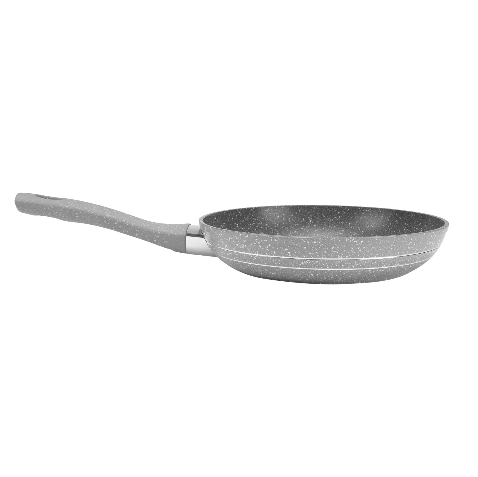 Royalford RF9461 Smart Frypan 20x4CM | Durable Marble Coating | 3.8MM Induction Bottom | Forged Aluminium Body & Heat-Resistant Soft-Touch Handle |PFOA Free & PTFE Free - Image 2