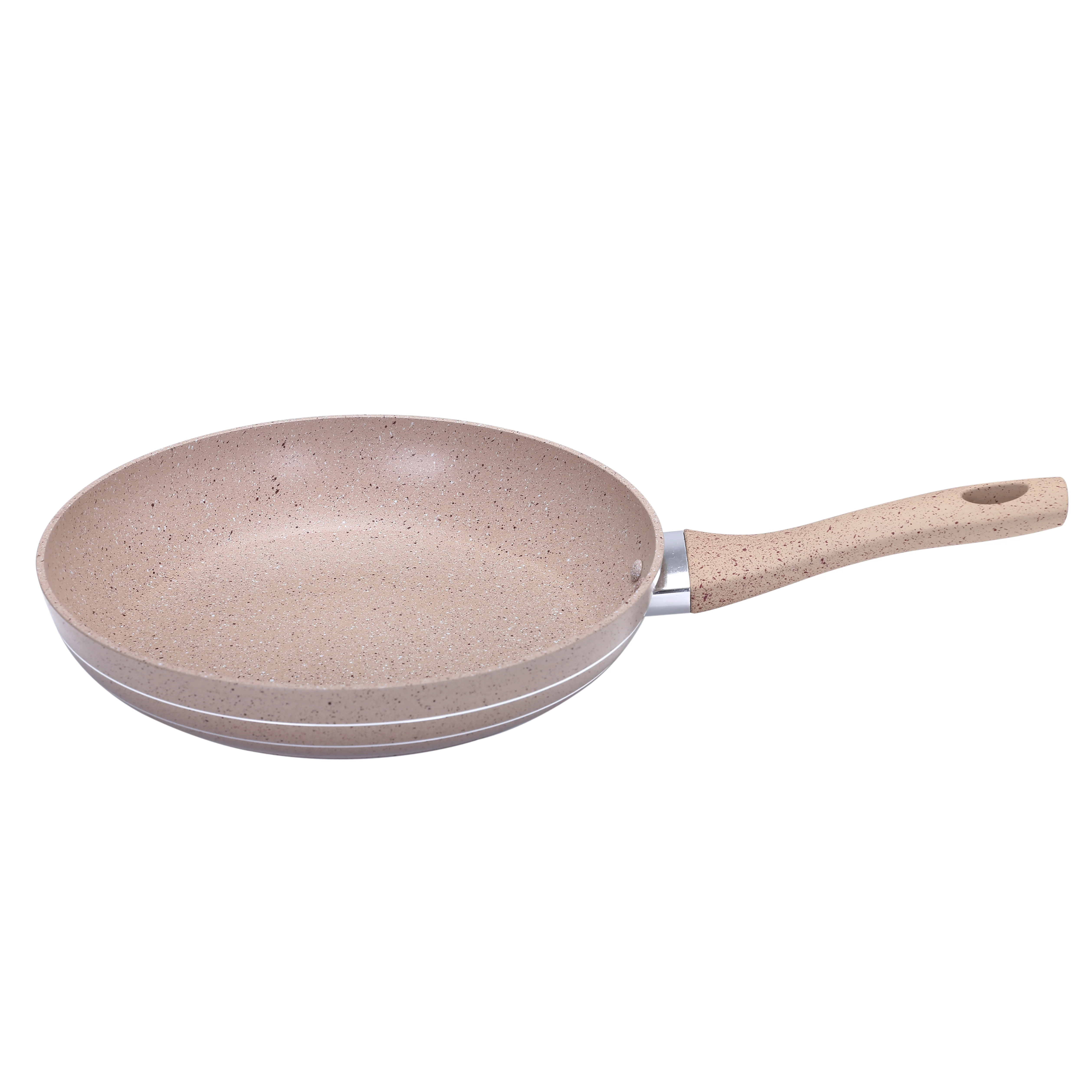 Royalford RF9461BGE Smart Granite Series Frypan | 5 Layer Granite Non Stick Coating | Forged Aluminium Body| Induction Compatible for Gas Electric Ceramic Halogen Cooking