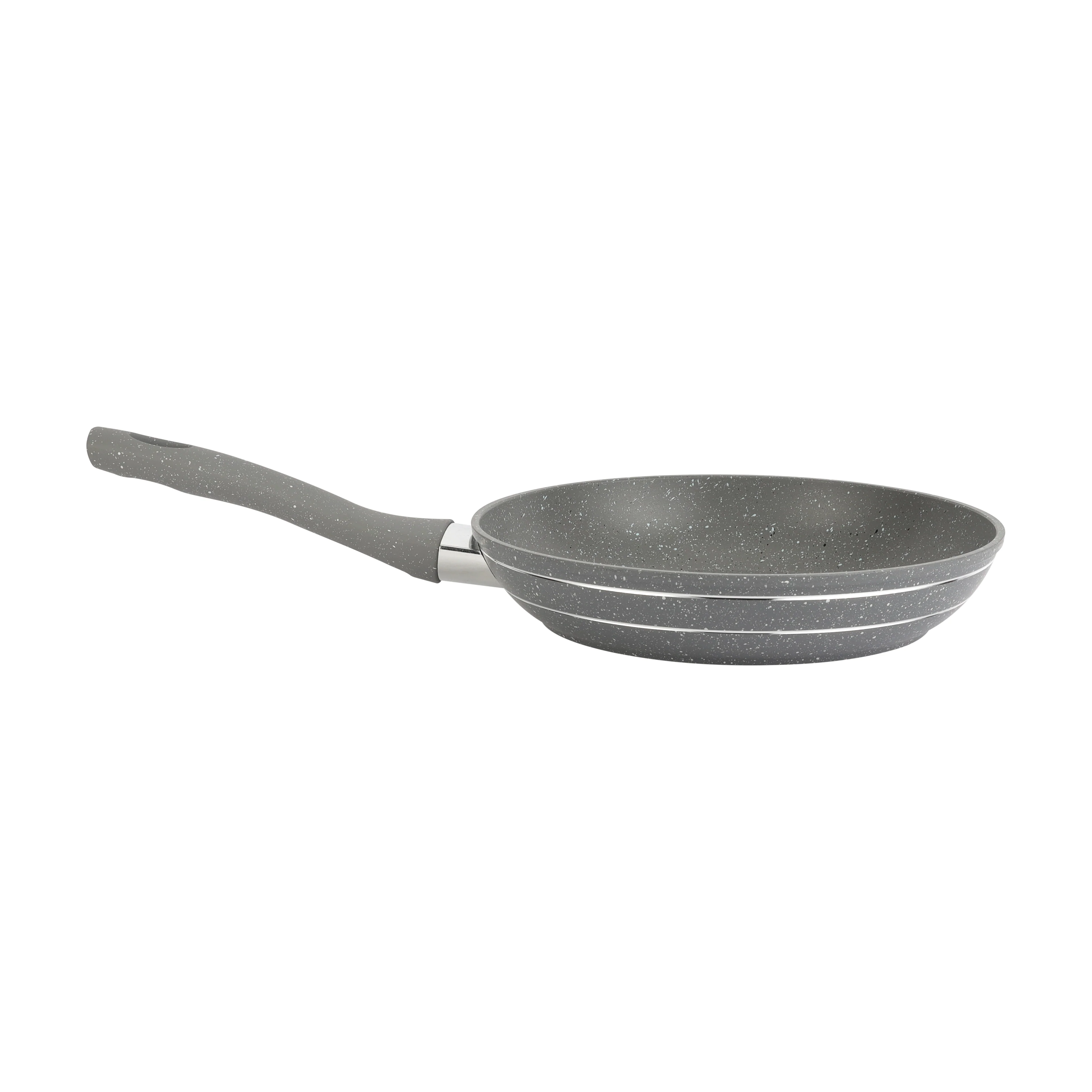 Royalford RF9463 Smart Frypan 24cm |  Forged Aluminium Marble Coated Induction Compatible Frying Pan |  Soft Touch Heat Resistant Handle | Perfect for Healthy Cooking - Image 3