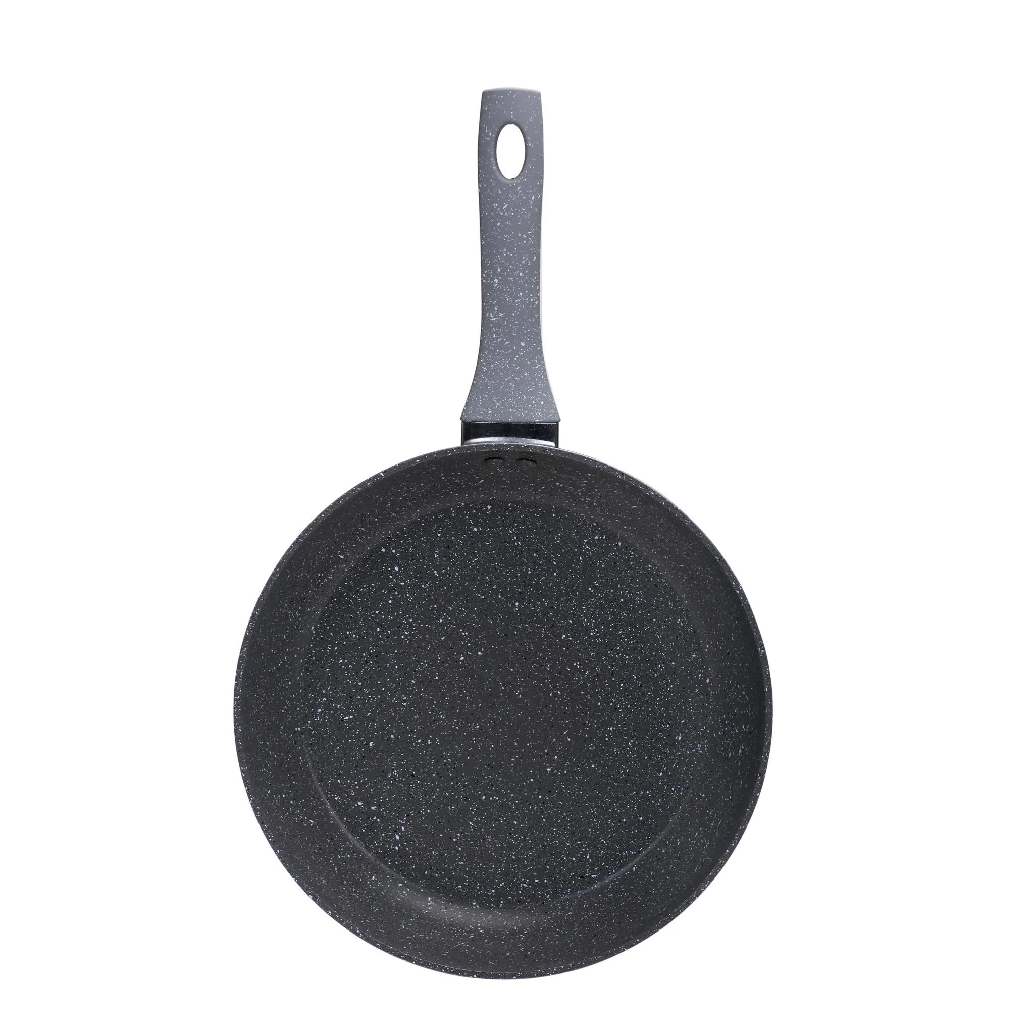 Royalford RF9465 Smart Frypan | 28cm Size | Forged Aluminium Marble Coated Induction Compatible Frying Pan | Soft Touch Handle | Perfect For Healthy Low Oil Cooking