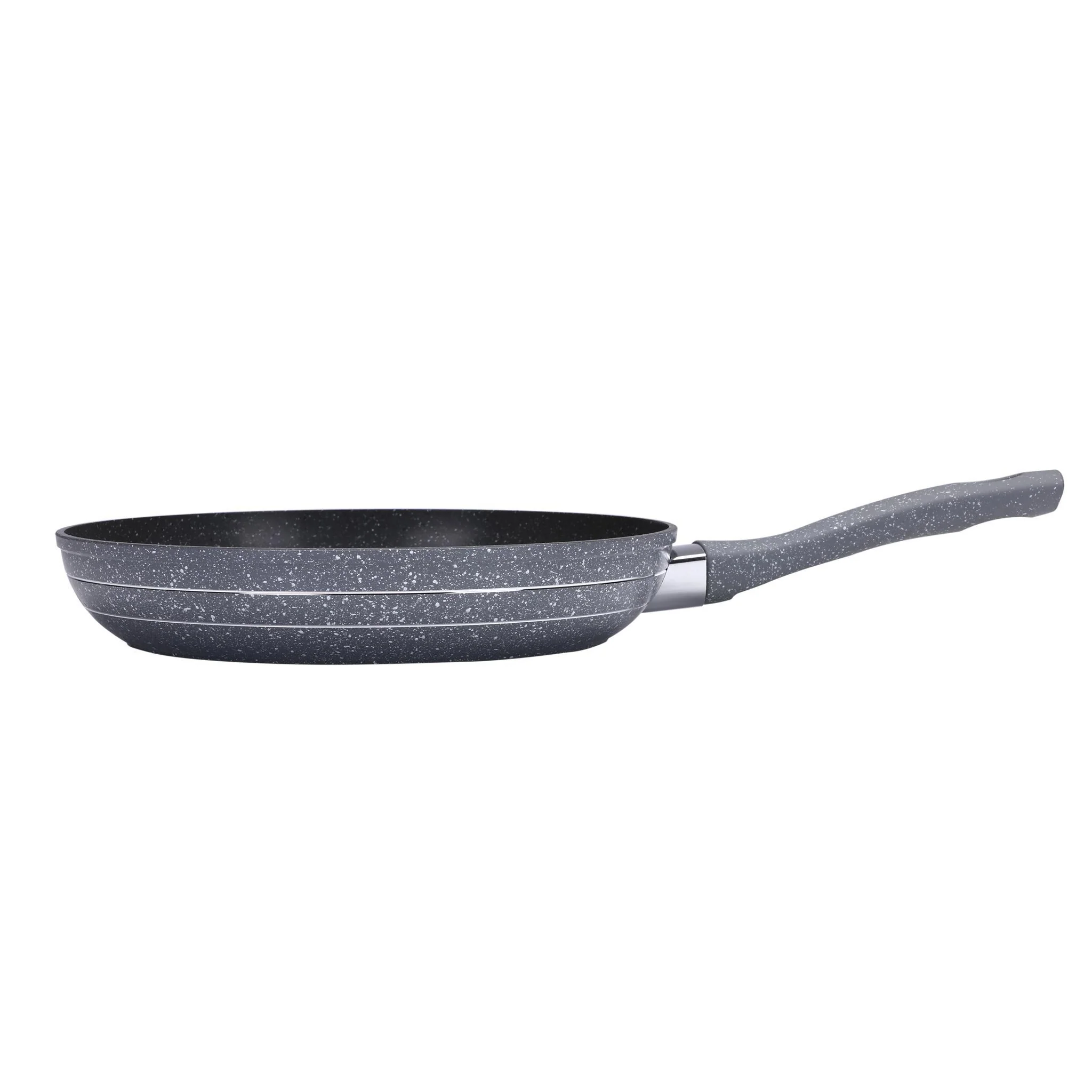 Royalford RF9465 Smart Frypan | 28cm Size | Forged Aluminium Marble Coated Induction Compatible Frying Pan | Soft Touch Handle | Perfect For Healthy Low Oil Cooking - Image 4