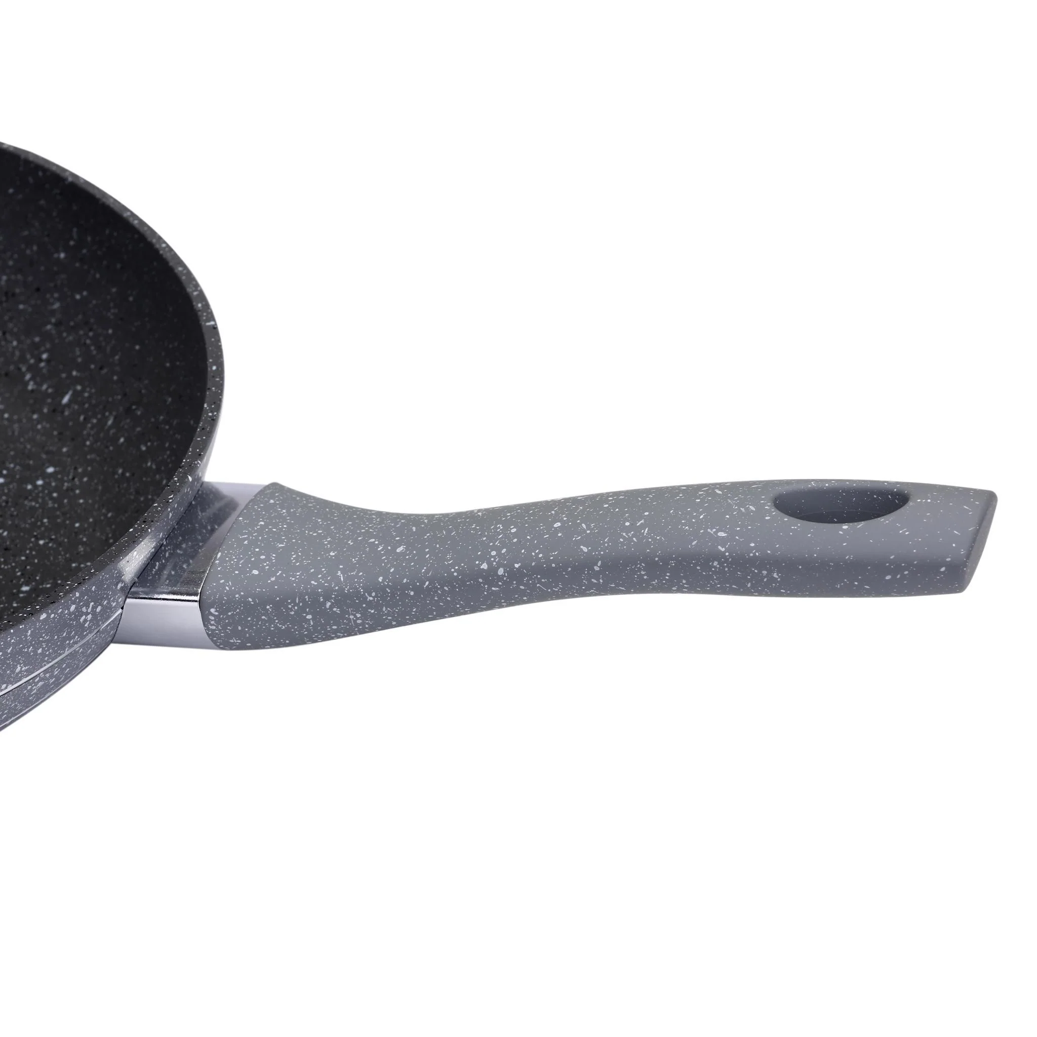 Royalford RF9465 Smart Frypan | 28cm Size | Forged Aluminium Marble Coated Induction Compatible Frying Pan | Soft Touch Handle | Perfect For Healthy Low Oil Cooking - Image 6