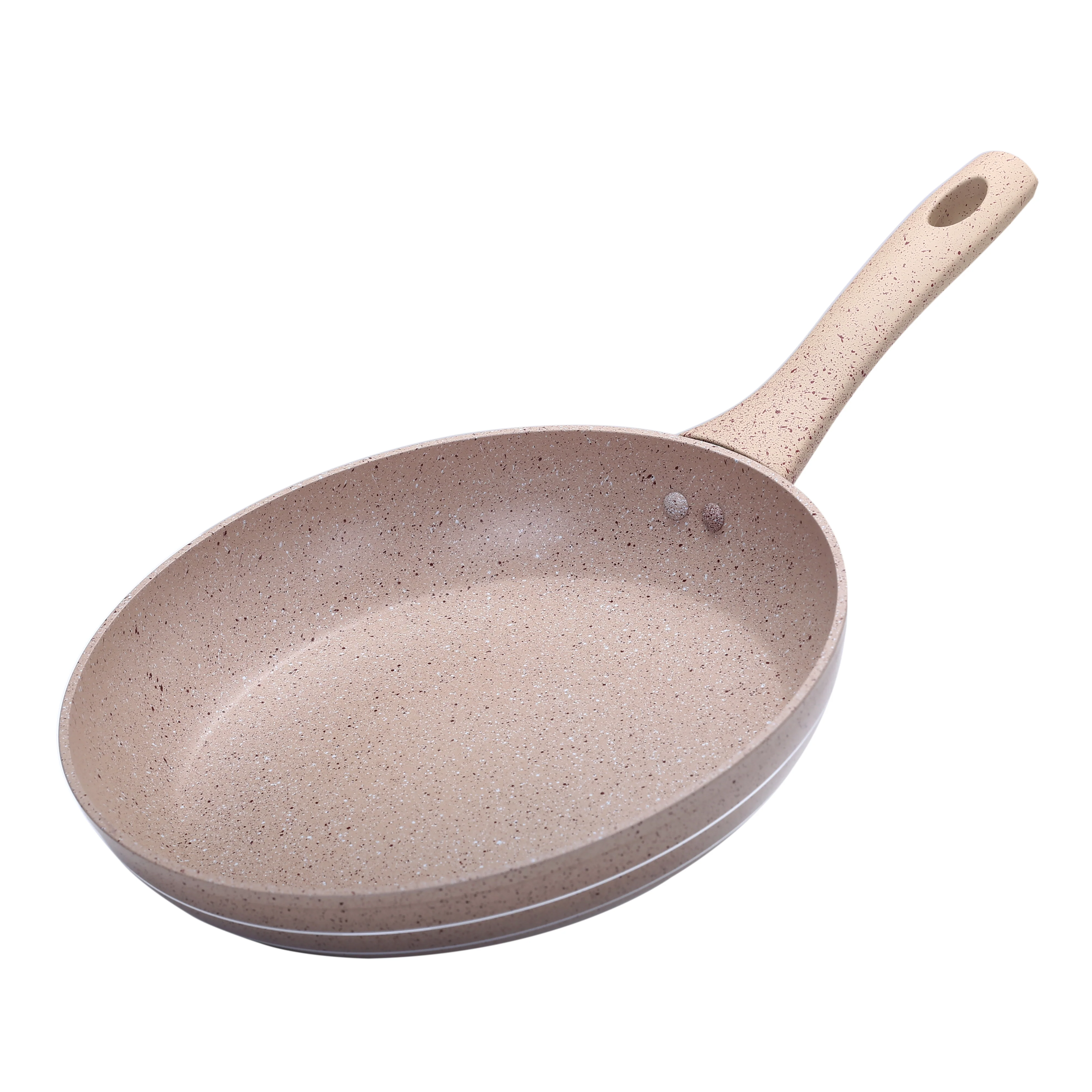 Royalford RF9466BGE Smart Granite Series Frypan | Forged Aluminium Granite Coated Induction Compatible Frying Pan | Soft Touch Handle | Perfect for Healthy Cooking - Image 2