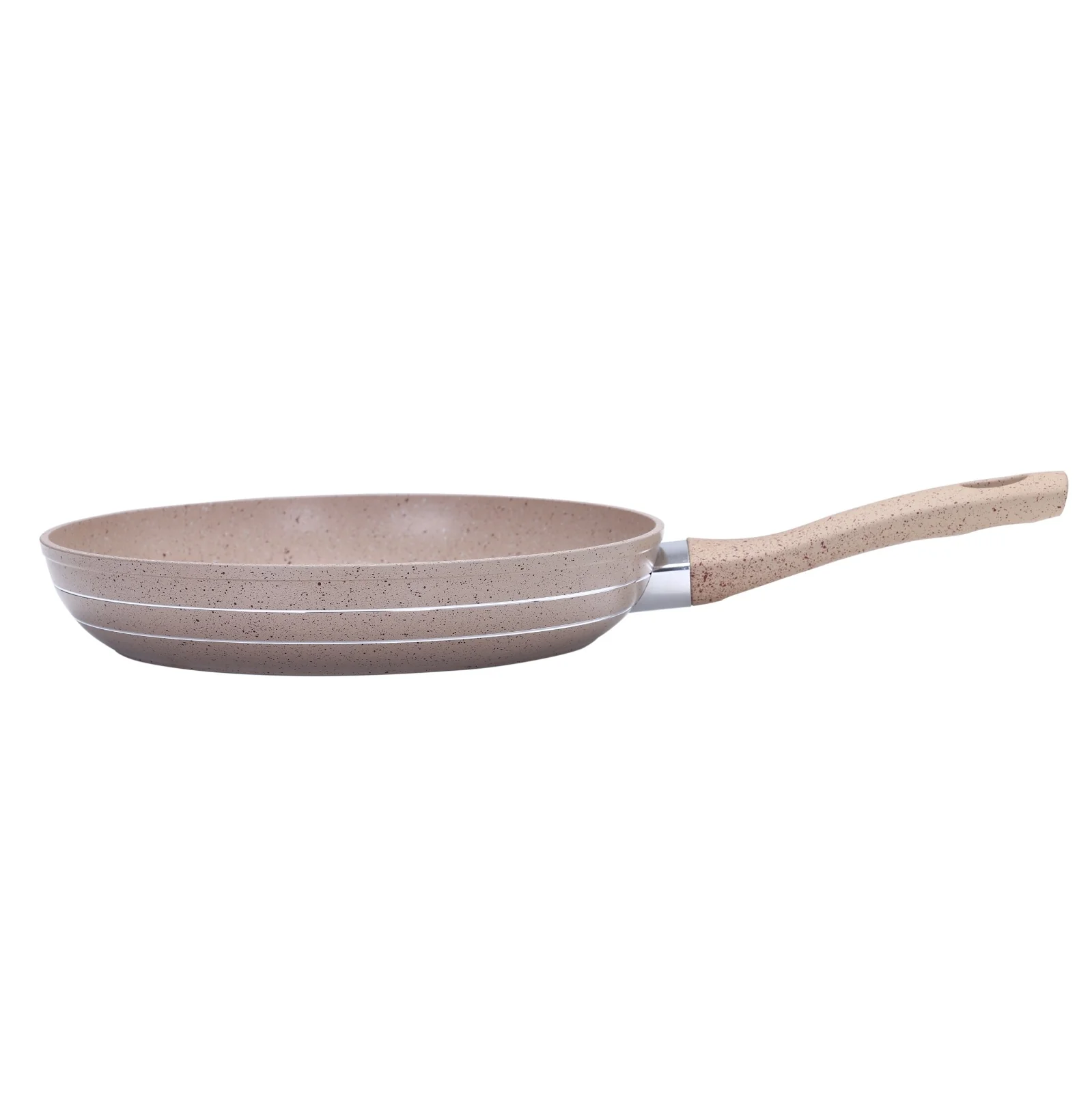 Royalford RF9466BGE Smart Granite Series Frypan | Forged Aluminium Granite Coated Induction Compatible Frying Pan | Soft Touch Handle | Perfect for Healthy Cooking - Image 3