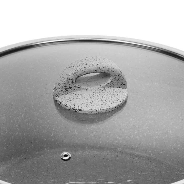 Royalford RF9472 Smart Casserole 32x14cm | Durable Marble Coating | Forged Aluminium Body | 3.8mm Induction Bottom | Soft Touch Handles for Everyday Healthy Cooking - Image 6