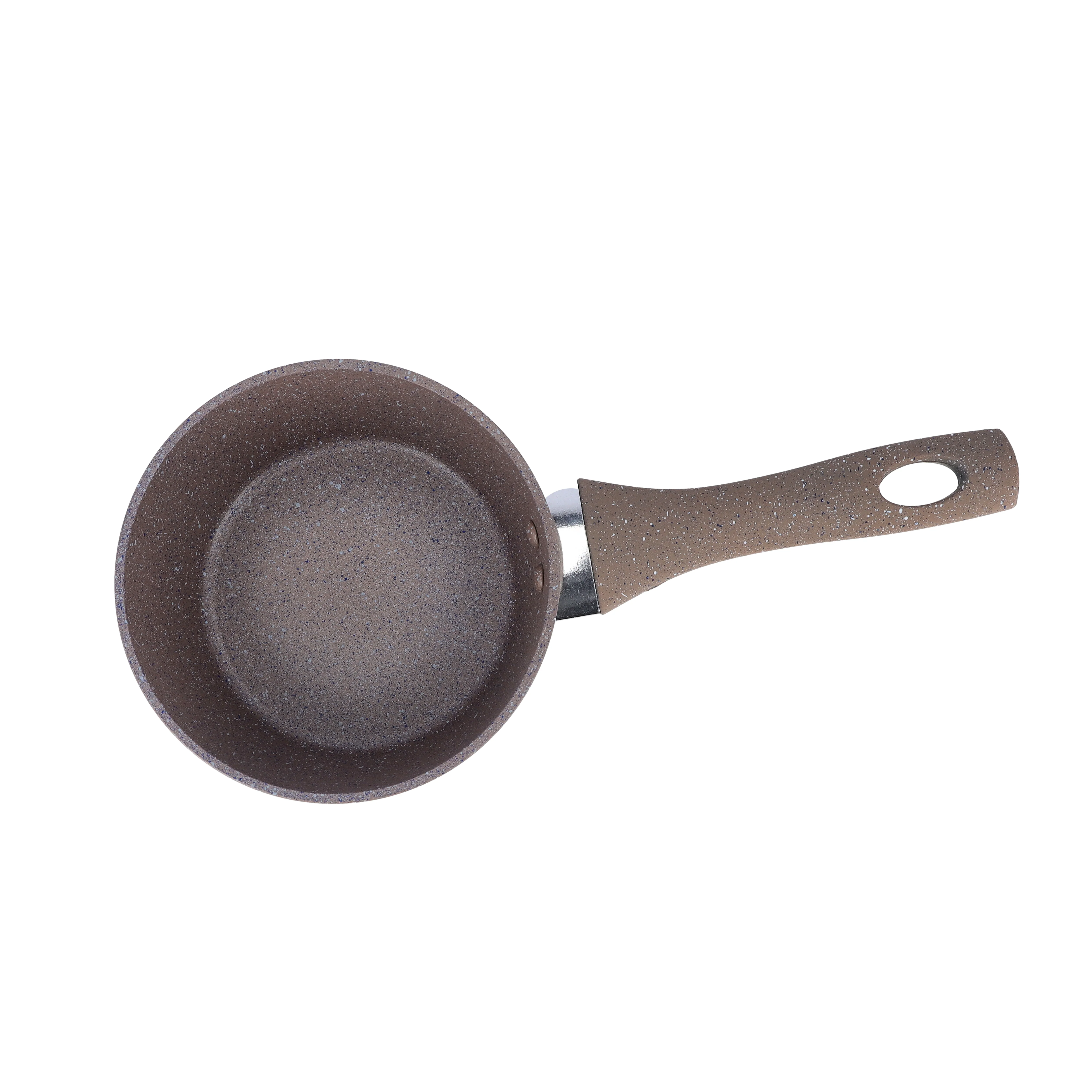Royalford RF9473BGE Smart Granite Series Saucepan 16cm | 5-Layer Non-Stick Forged Aluminium Induction Compatible Saucepan | Glass Lid and Soft Touch Handle Cookware - Image 2