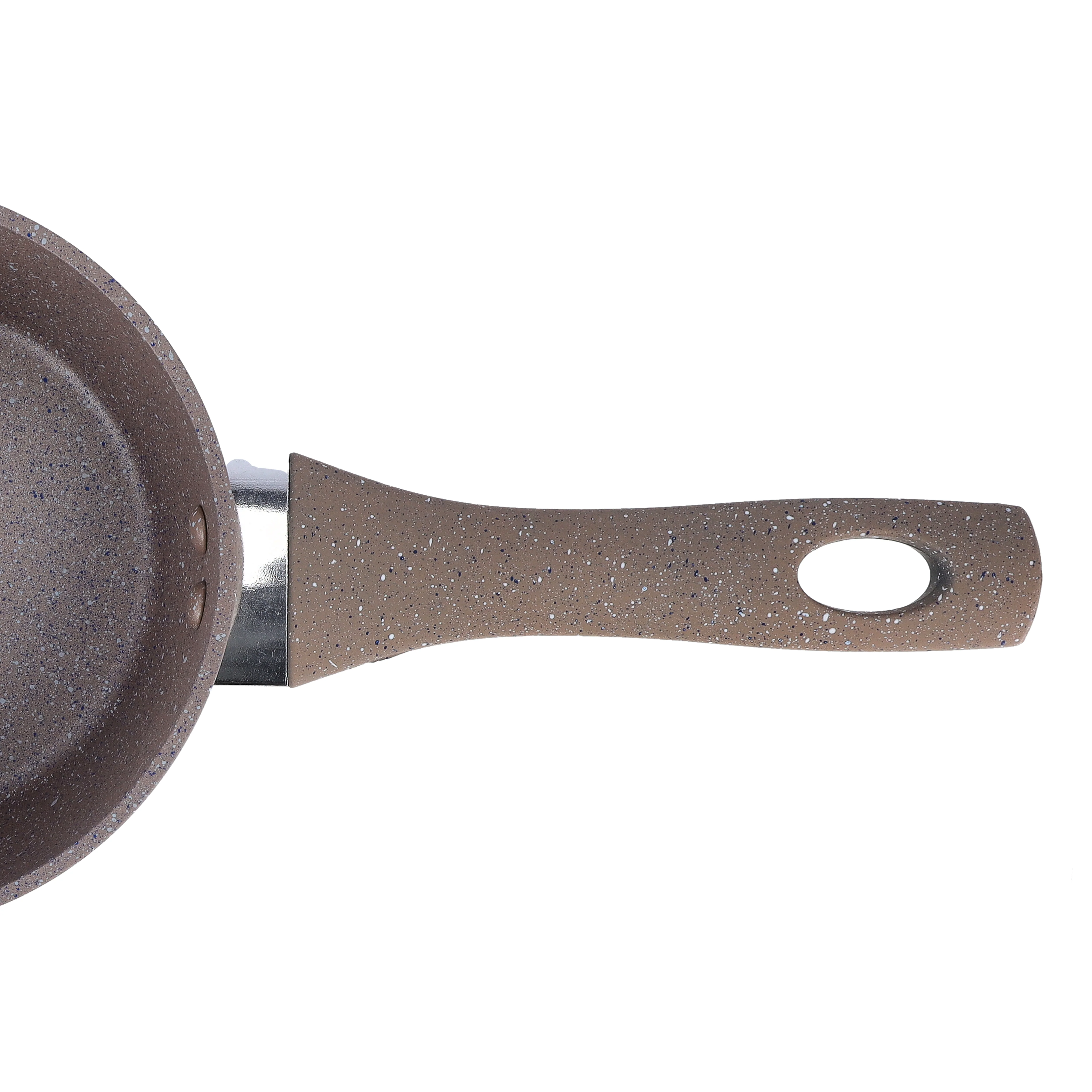Royalford RF9473BGE Smart Granite Series Saucepan 16cm | 5-Layer Non-Stick Forged Aluminium Induction Compatible Saucepan | Glass Lid and Soft Touch Handle Cookware - Image 4