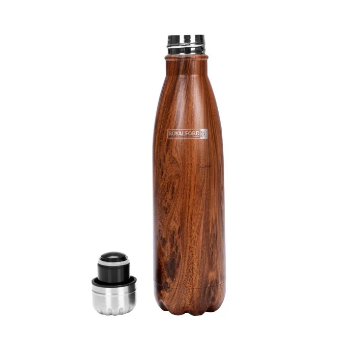 Royalford RF9475 Vacuum Bottle 500ml | Stainless Steel Double Wall Insulation| Premium SS304 Inner | Leak-Resistant Lid| Long-Lasting Hot & Cold Temperature Retention - Image 3