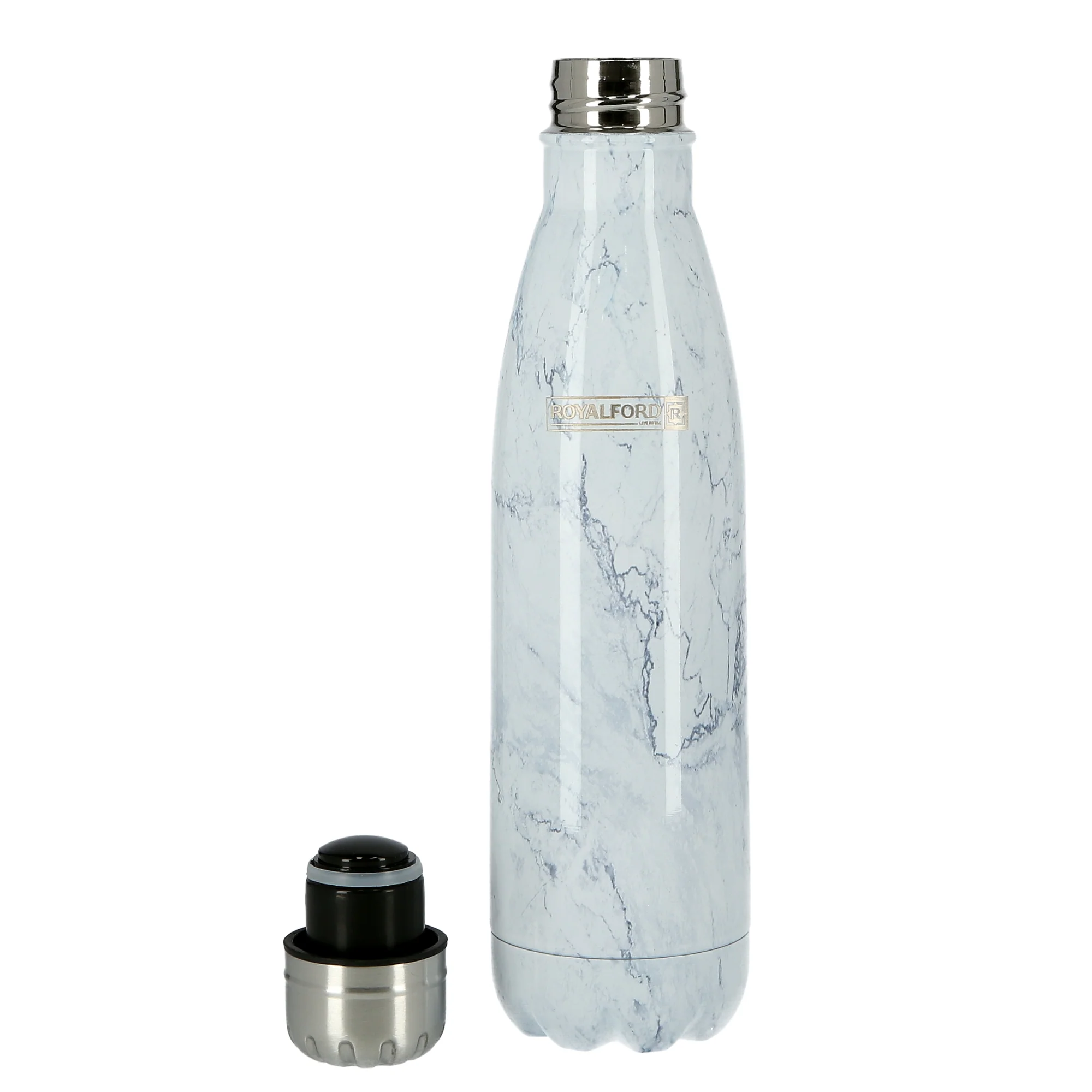 Royalford RF9477 Vacuum Bottle 500ml |  Stainless Steel Hot & Cold Insulated Water Bottle |  Double Wall Vacuum Insulation|  Leak Resistant Design & 304 Food Grade Inner - Image 4
