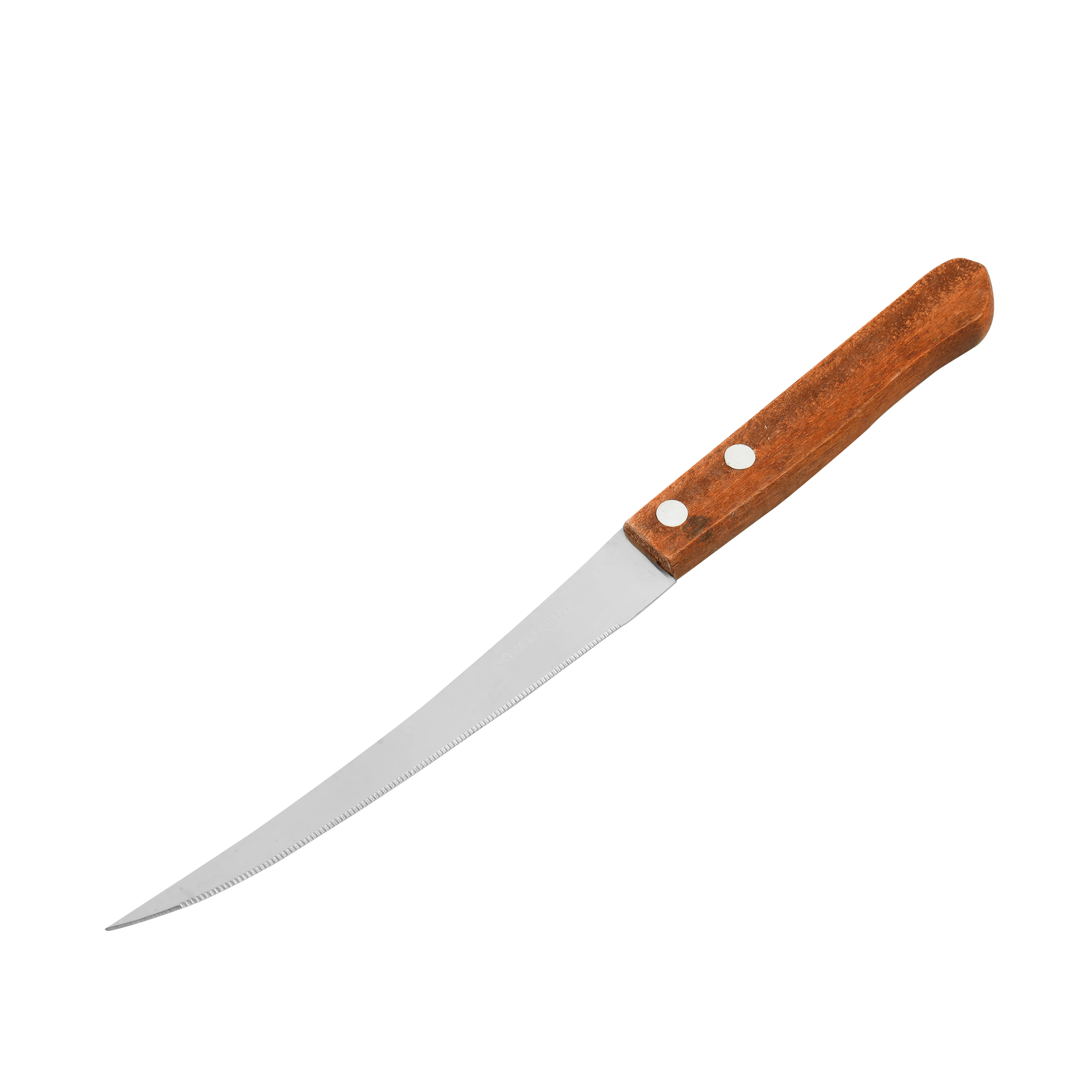 Royalford RF9487 Fruit Knives Set 12 Pcs | 4.5 Inch Stainless Steel Serrated Blades | Comfortable Wooden Handle | Perfect for Fruits, Vegetables & Daily Kitchen Use - Image 2