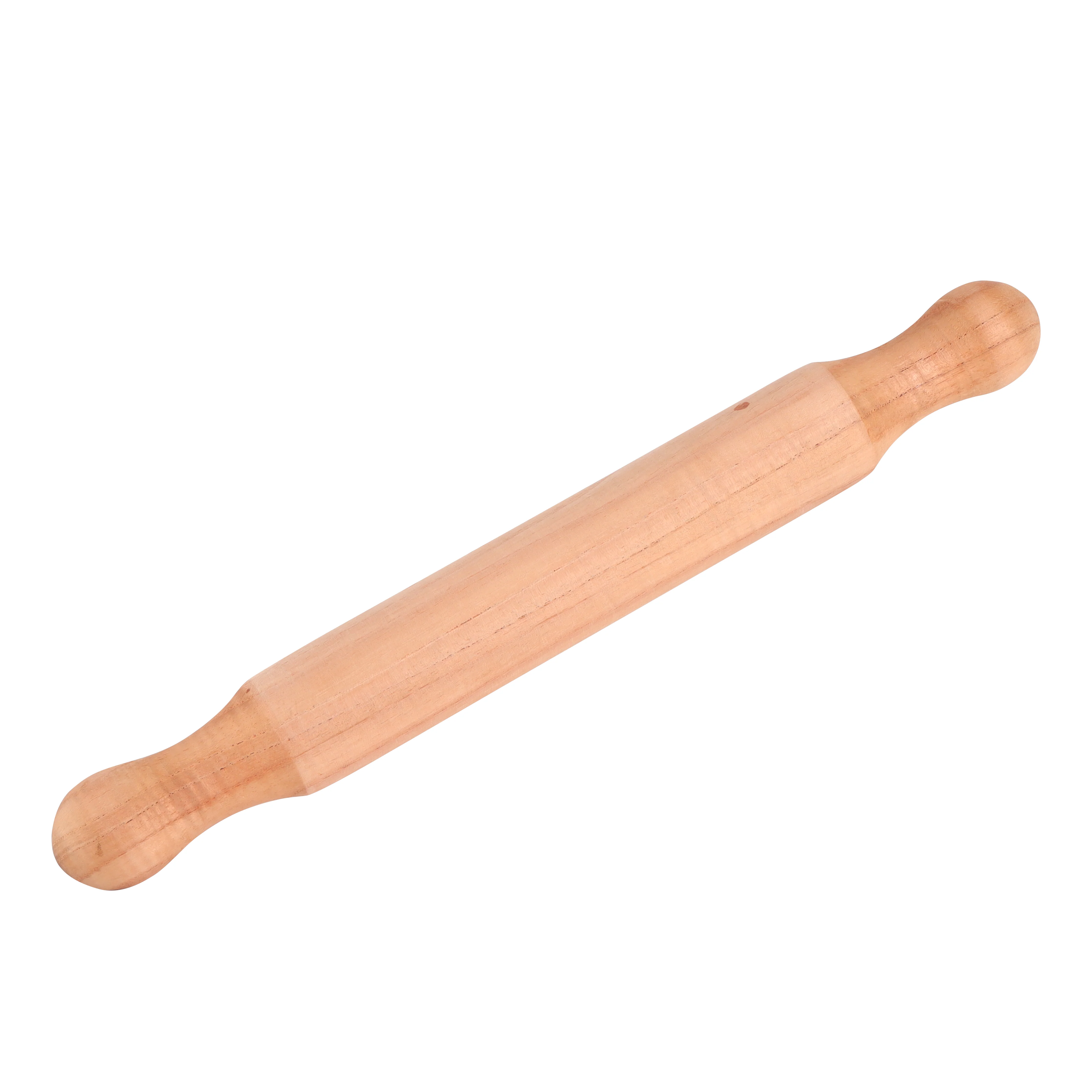 Royalford RF9499 Bamboo Rolling Pin | Natural Wooden Dough Roller | Smooth Finish & Ergonomic Handles| Perfect for Roti, Chapati, Paratha, Pizza Dough and Baking Use - Image 3