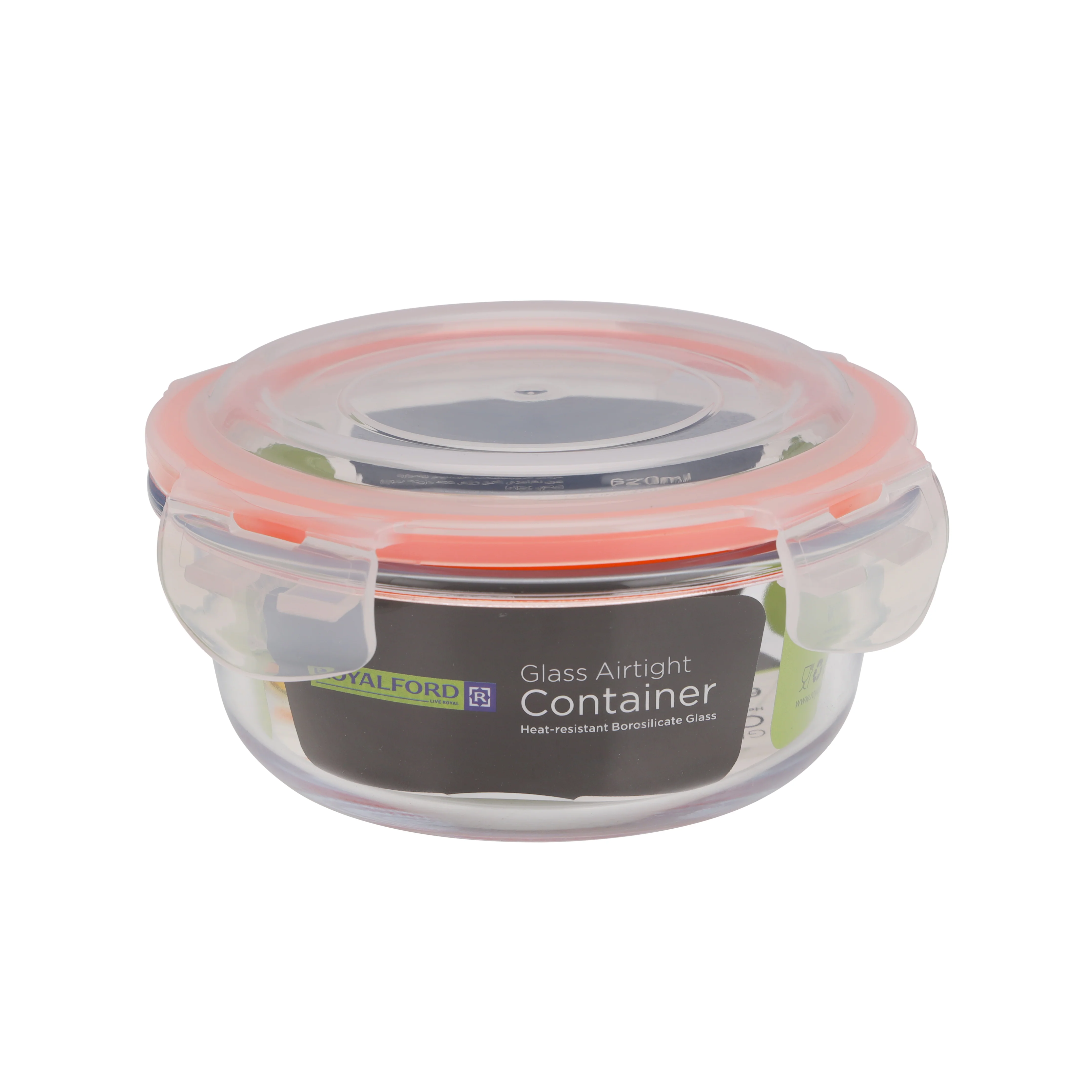 Royalford RF9503 Glass Airtight Container 950ml | Borosilicate Oven & Microwave Safe Storage Box with Spill Proof Lid | Freezer & Dishwasher Safe| Durable Food Container - Image 2