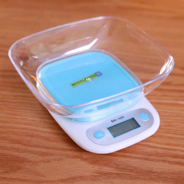 Royalford RF9515 Electronic Kitchen Scale | High Precision Strain Gauge Sensor | Digital Weighing Scale | Transparent Bowl| Multi-Unit Display| Auto-Off Functionality - Image 3