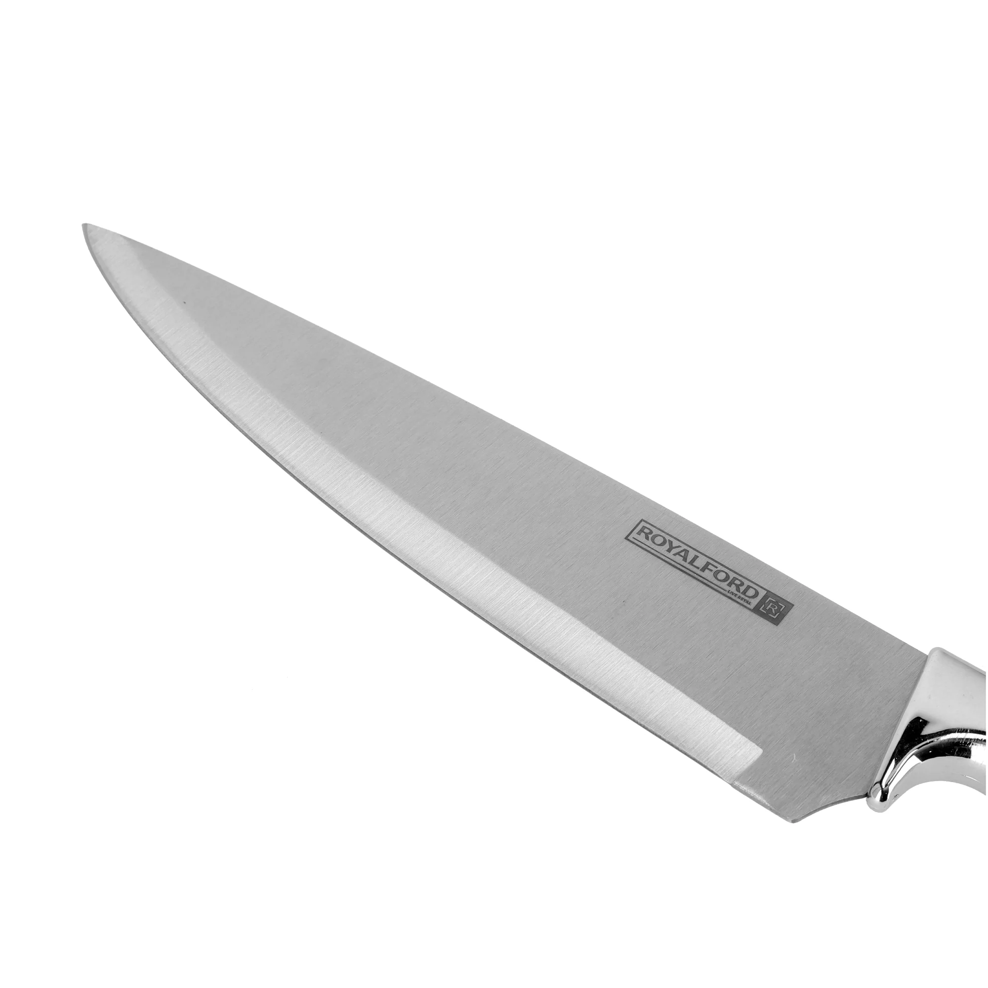 Royalford RF9532 8 Inch Chef Knife | Marble Handle Stainless Steel Kitchen Knife for Professional Cutting | Chopping & Slicing | Extra Sharp Blade & Ergonomic Grip Design - Image 3
