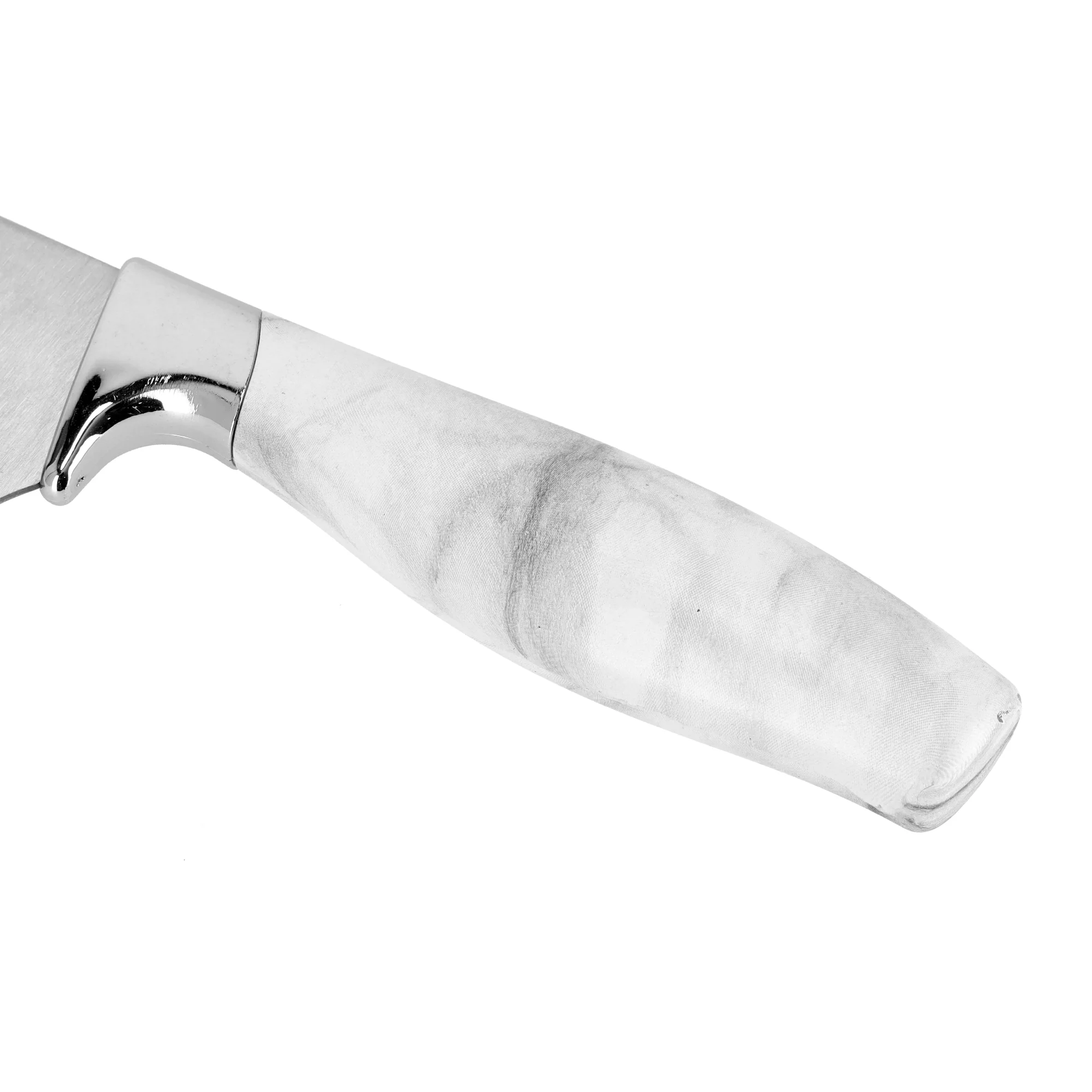 Royalford RF9532 8 Inch Chef Knife | Marble Handle Stainless Steel Kitchen Knife for Professional Cutting | Chopping & Slicing | Extra Sharp Blade & Ergonomic Grip Design - Image 4