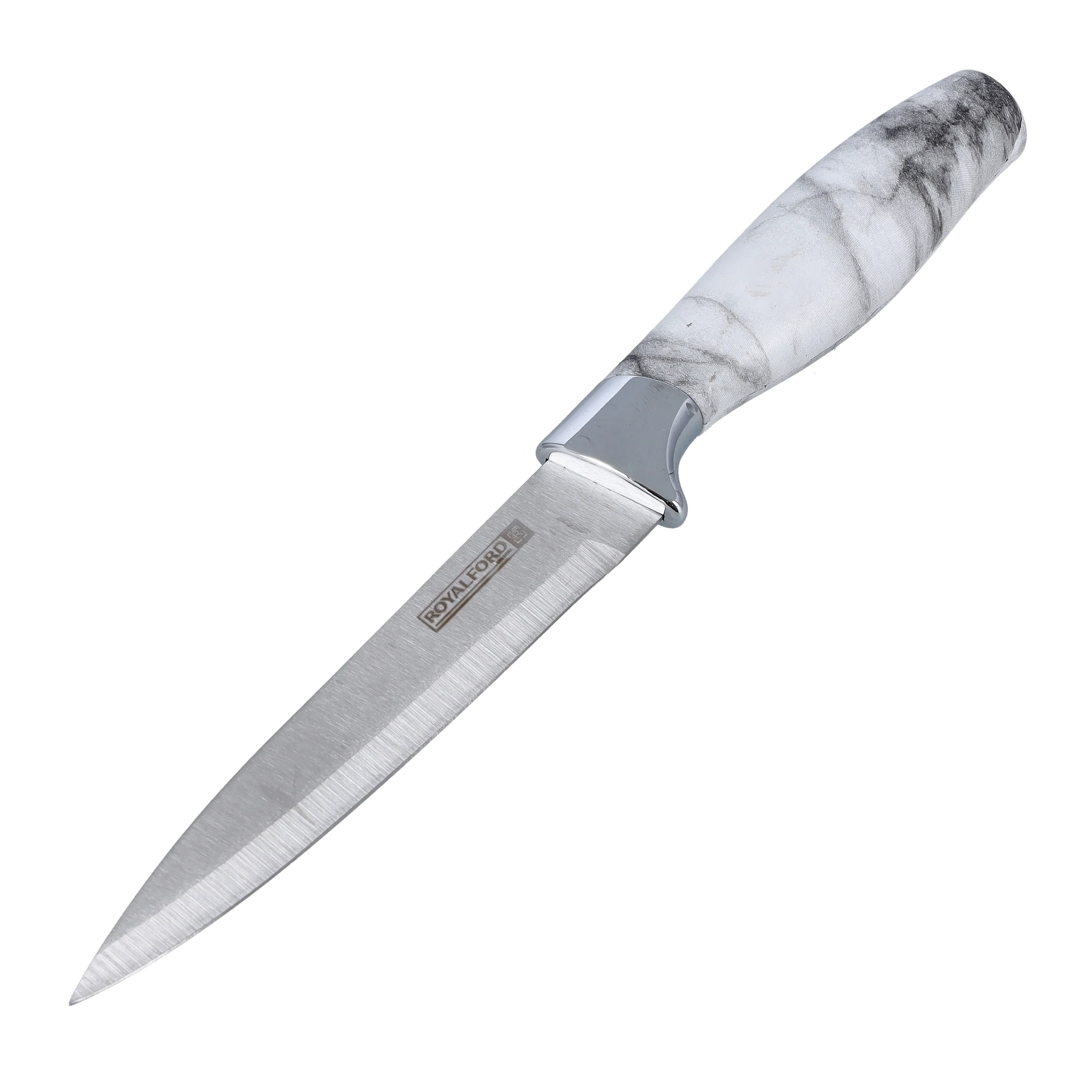 Royalford RF9534 5 Inch Utility Knife | Marble Handle Stainless Steel Kitchen Knife for Fruits & Vegetables with Extra Sharp Blade | Ergonomic Grip and Durable Design - Image 2