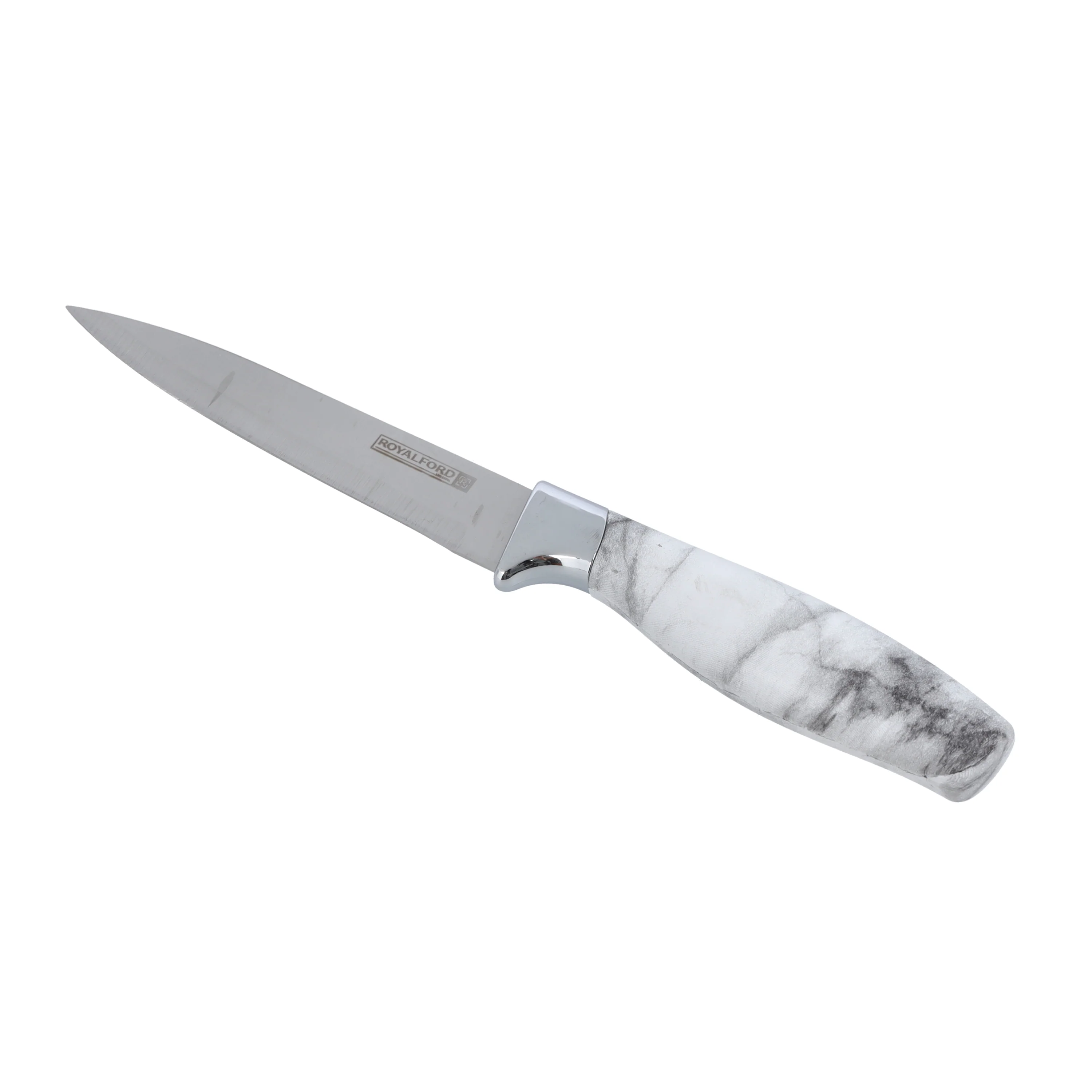 Royalford RF9534 5 Inch Utility Knife | Marble Handle Stainless Steel Kitchen Knife for Fruits & Vegetables with Extra Sharp Blade | Ergonomic Grip and Durable Design - Image 4