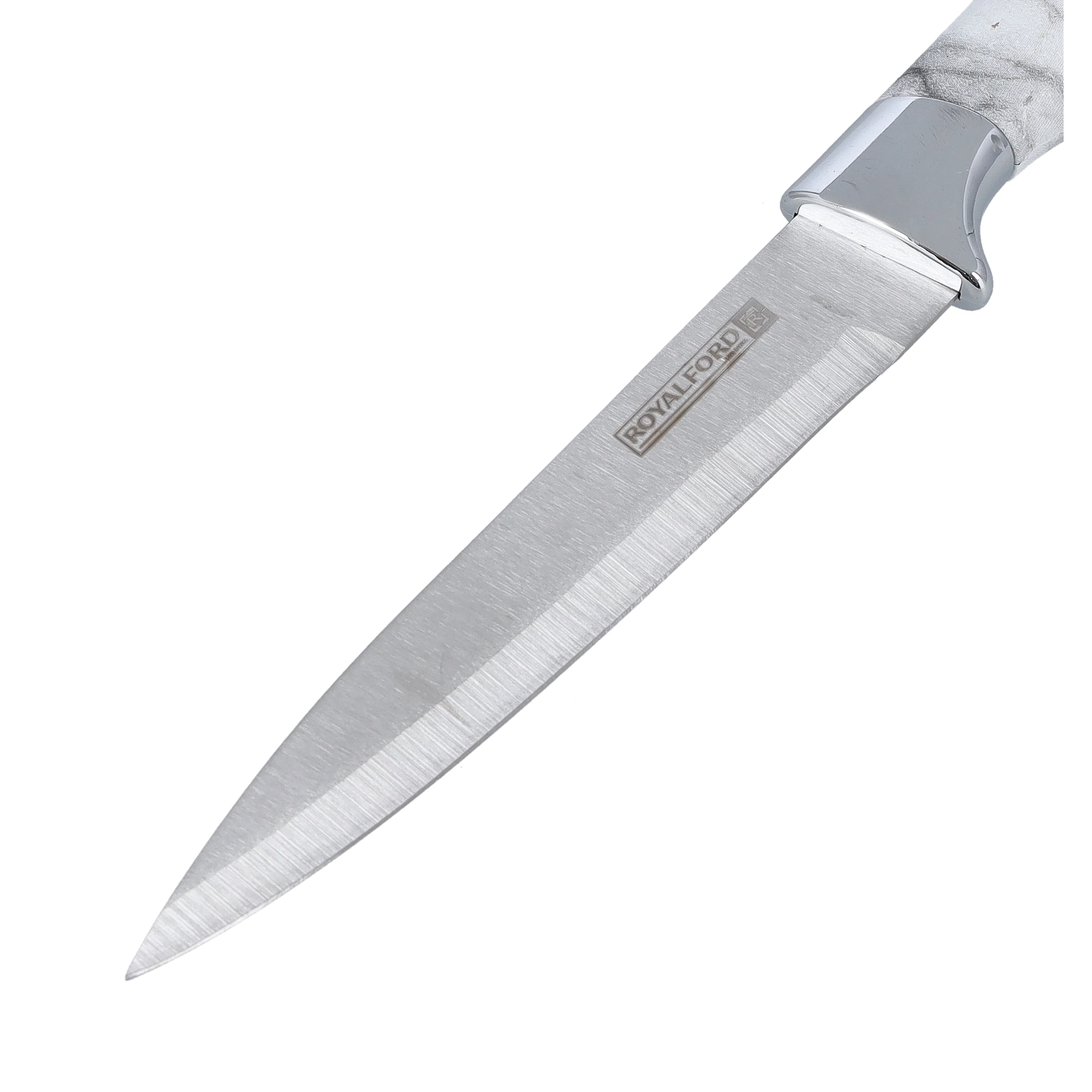 Royalford RF9534 5 Inch Utility Knife | Marble Handle Stainless Steel Kitchen Knife for Fruits & Vegetables with Extra Sharp Blade | Ergonomic Grip and Durable Design - Image 5