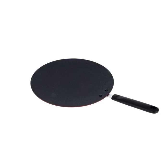 Royalford RF9554 28CM Non-Stick Tawa | 3.0MM Thick Aluminium Body| 2-Layer PFOA & Lead Free Coating | Heat-Resistant Bakelite Handle | Gas & Induction Compatible Use - Image 2