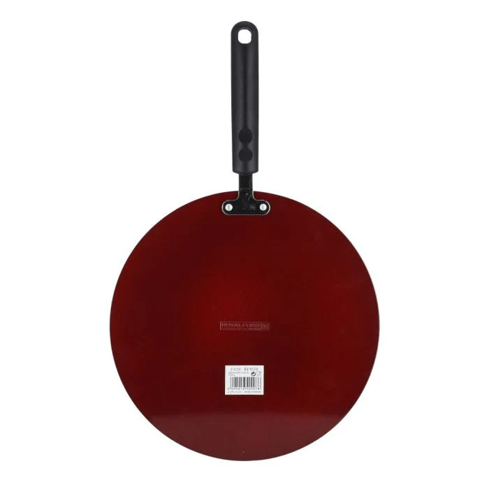 Royalford RF9554 28CM Non-Stick Tawa | 3.0MM Thick Aluminium Body| 2-Layer PFOA & Lead Free Coating | Heat-Resistant Bakelite Handle | Gas & Induction Compatible Use - Image 3