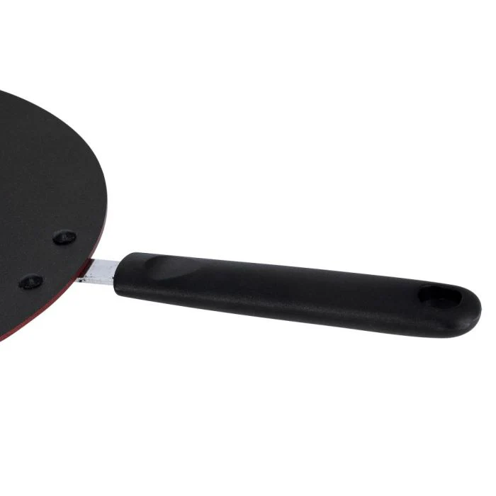 Royalford RF9554 28CM Non-Stick Tawa | 3.0MM Thick Aluminium Body| 2-Layer PFOA & Lead Free Coating | Heat-Resistant Bakelite Handle | Gas & Induction Compatible Use - Image 5