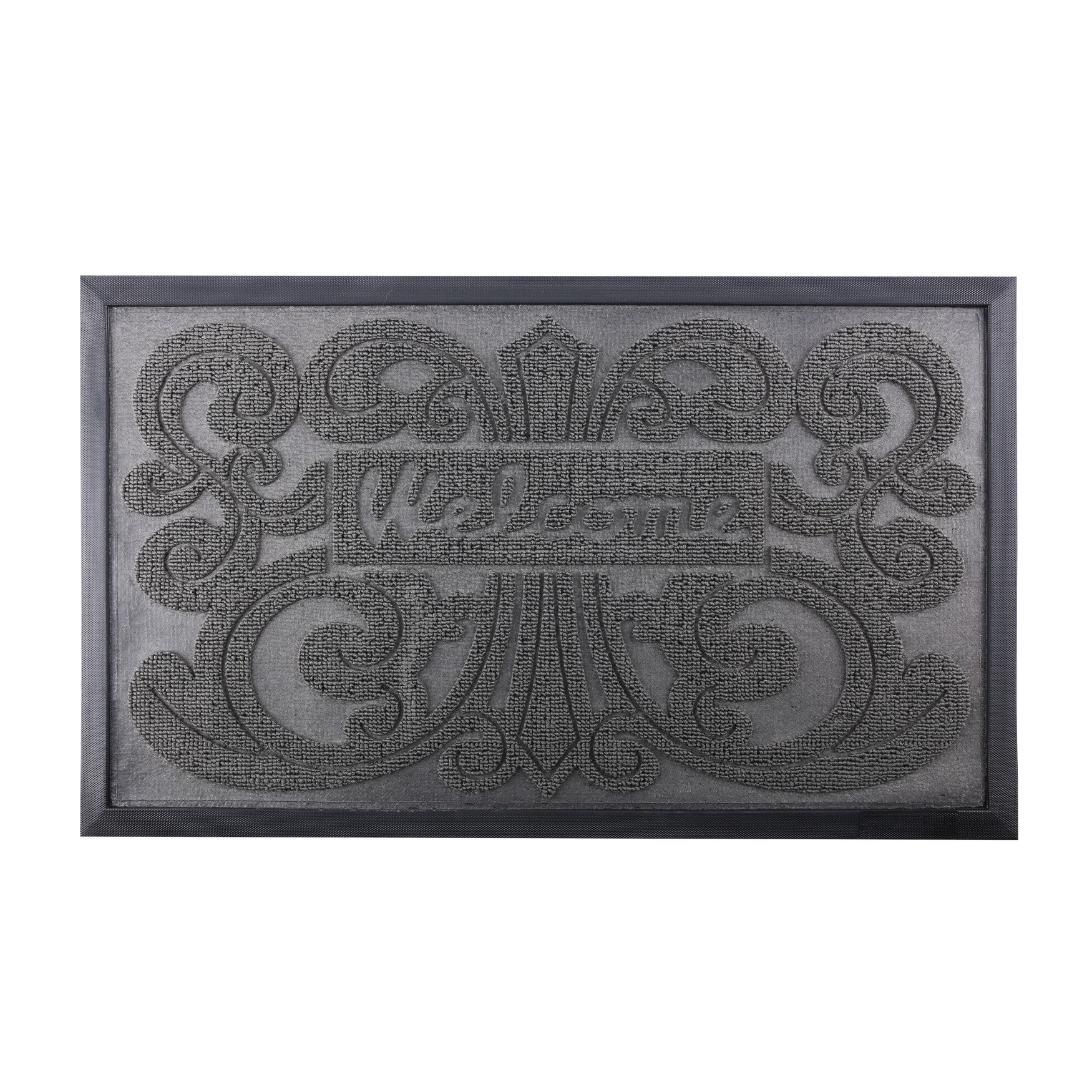 Royalford RF9560 Door Mat 45x75cm | High Quality Stylish Welcome Entrance Floor Mat | Durable Fabric | Easy Clean Surface | Elegant Design for Home, Office & Indoor Use