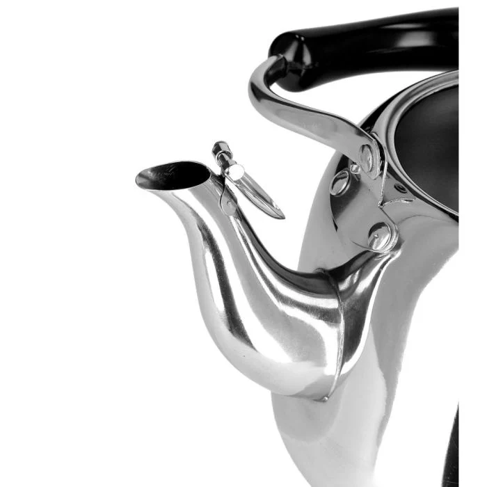 Royalford RF9563 1L Stainless Steel Whistling Kettle - Portable Whistling Tea Kettle with Heat Resistant Handle | Ergonomic Pouring Spout | Compatible with Gas, Induction, Hot Plate, Halogen, & Ceramic Tops - Image 4