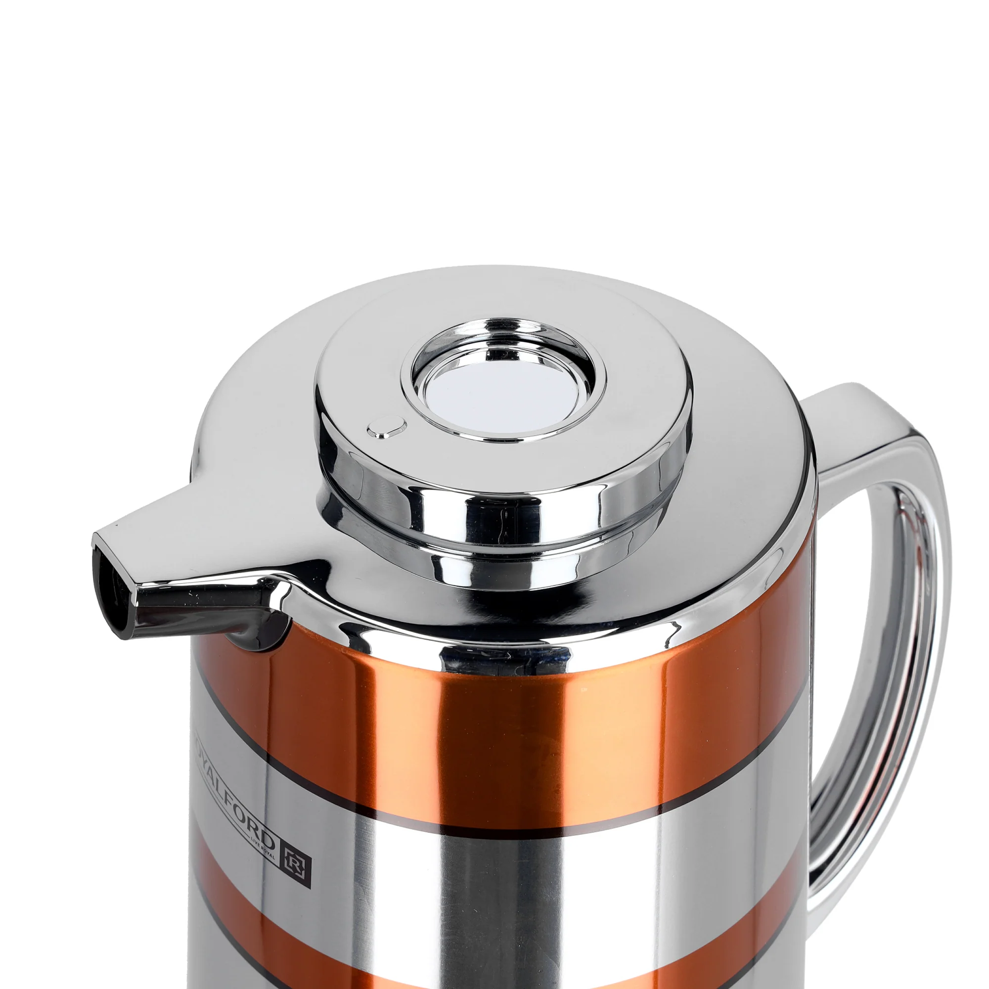 Royalford RF9590 Vacuum Flask 1900ml |  Double Wall Insulation |  Hot & Cold Thermal Flask with Handle |  Asbestos-Free Glass Inner |  24H Hot & 36H Cold Retention - Image 3