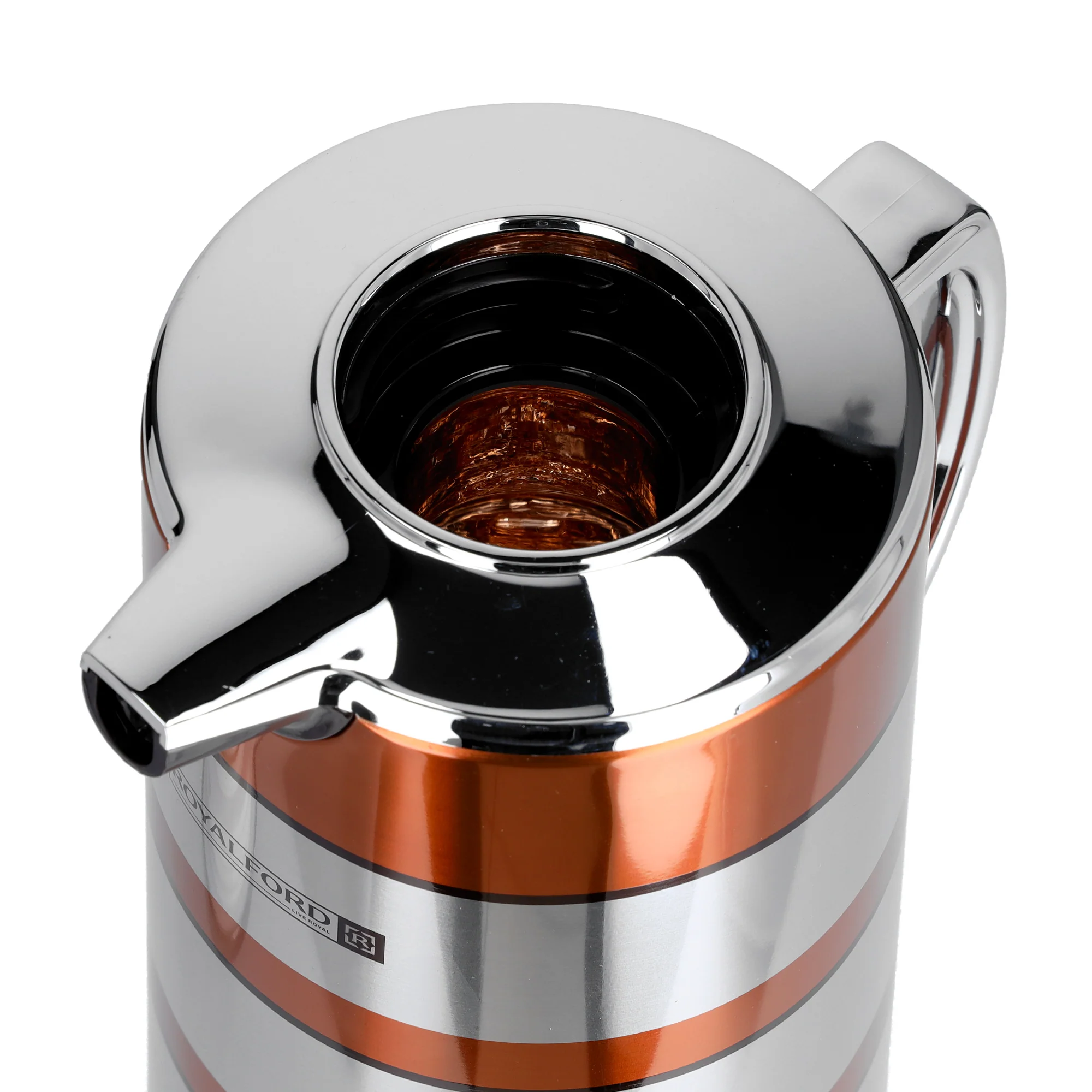 Royalford RF9590 Vacuum Flask 1900ml |  Double Wall Insulation |  Hot & Cold Thermal Flask with Handle |  Asbestos-Free Glass Inner |  24H Hot & 36H Cold Retention - Image 4