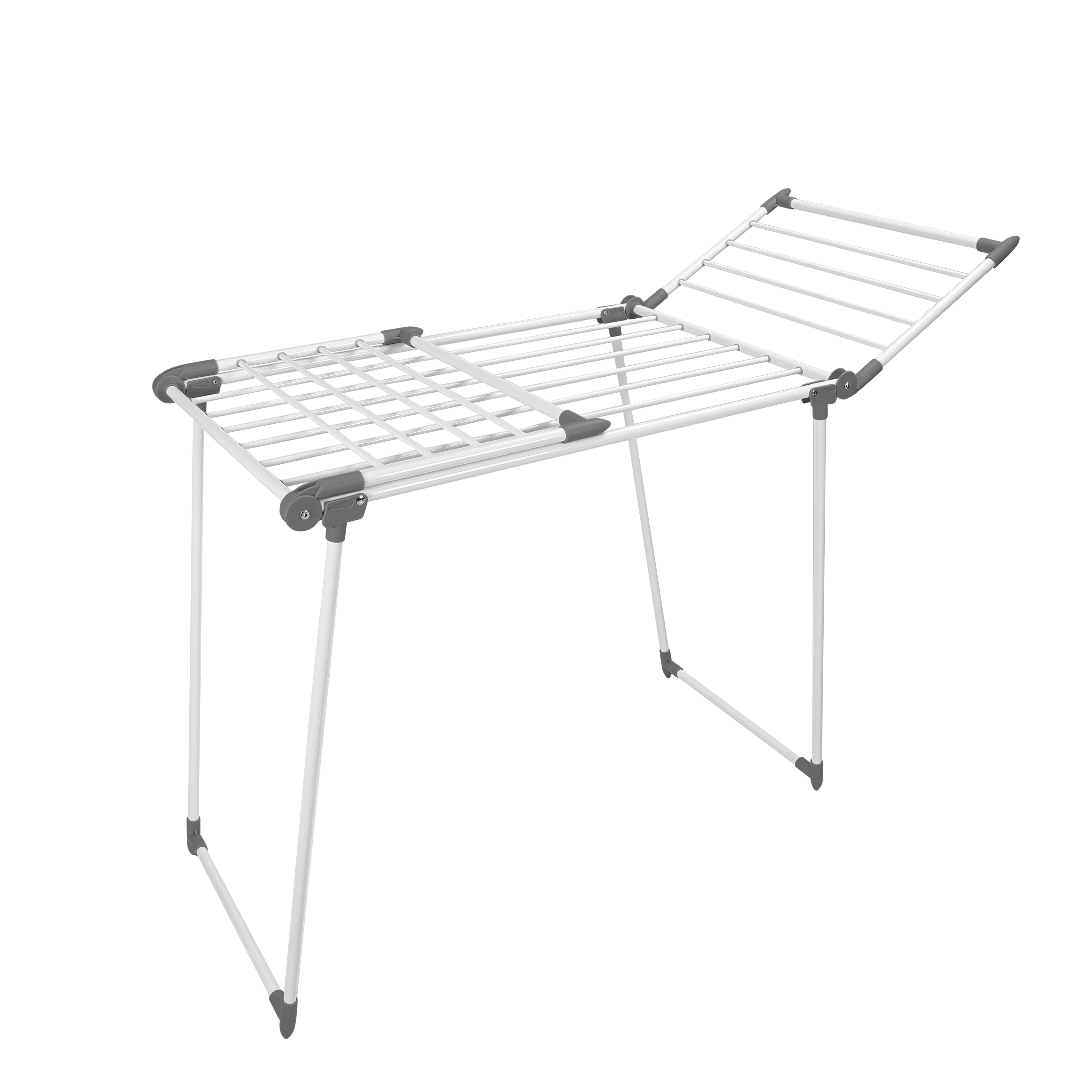 Royalford RF9634 Foldable Clothes Dryer | Expandable Steel Drying Rack | 15M Drying Space | Multi-Position Arms | Rust-Resistant Design for Indoor & Outdoor Use