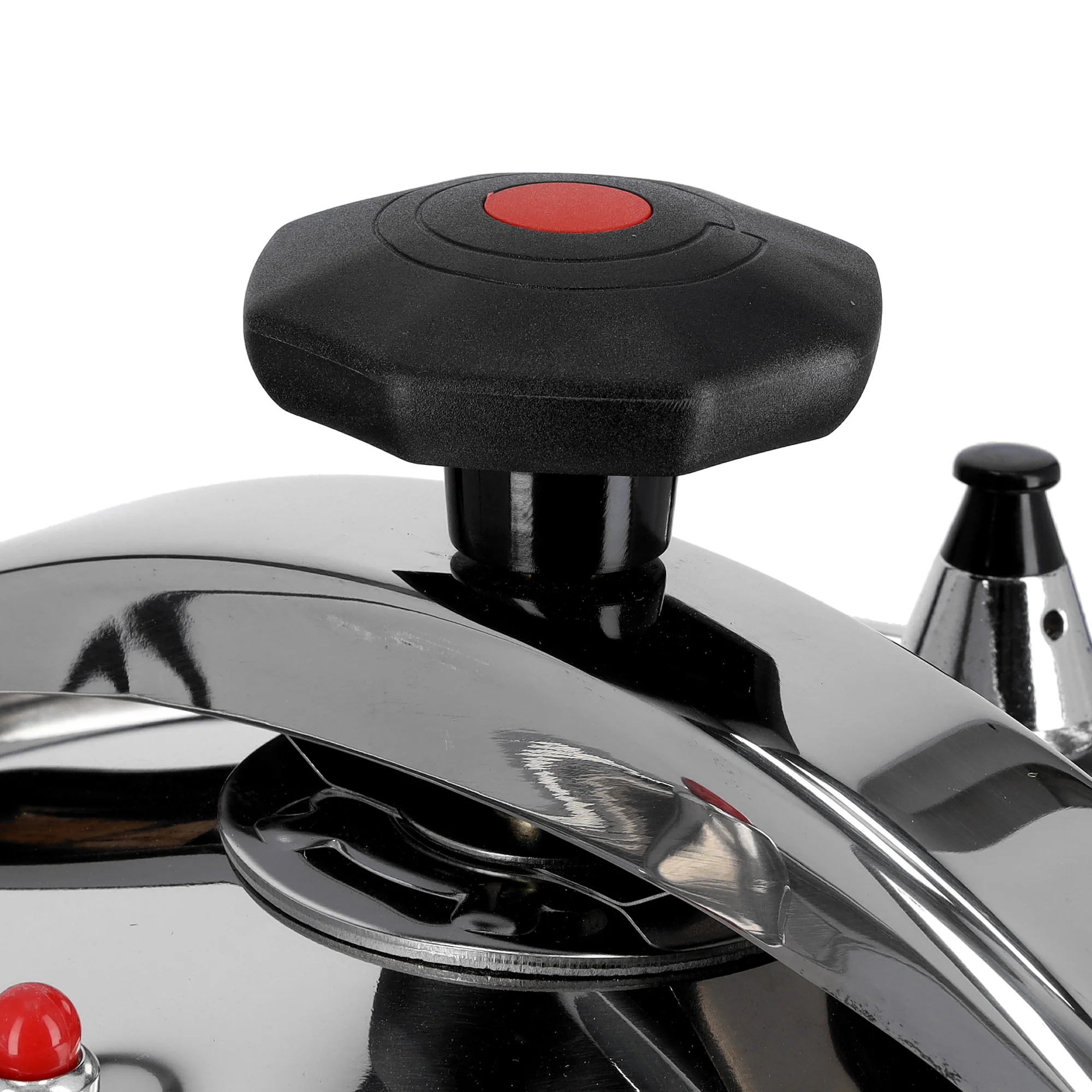 Royalford RF9649 Stainless Steel Pressure Cooker 5 Litre | Compact Family Induction Compatible Pressure Cooker | Advanced Multi-Safety Device | Extra Thick Durable Body - Image 4