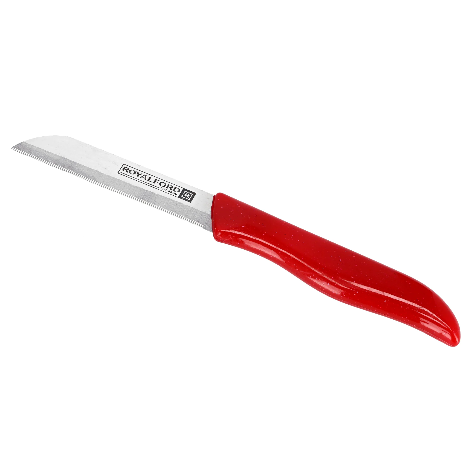 Royalford RF9686 2 Pcs Fruit Knife Set | Stainless Steel Blades | Sharp Fruit & Vegetable Knives | Ergonomic Polypropylene Handles for Daily Kitchen Cutting Tasks - Image 3