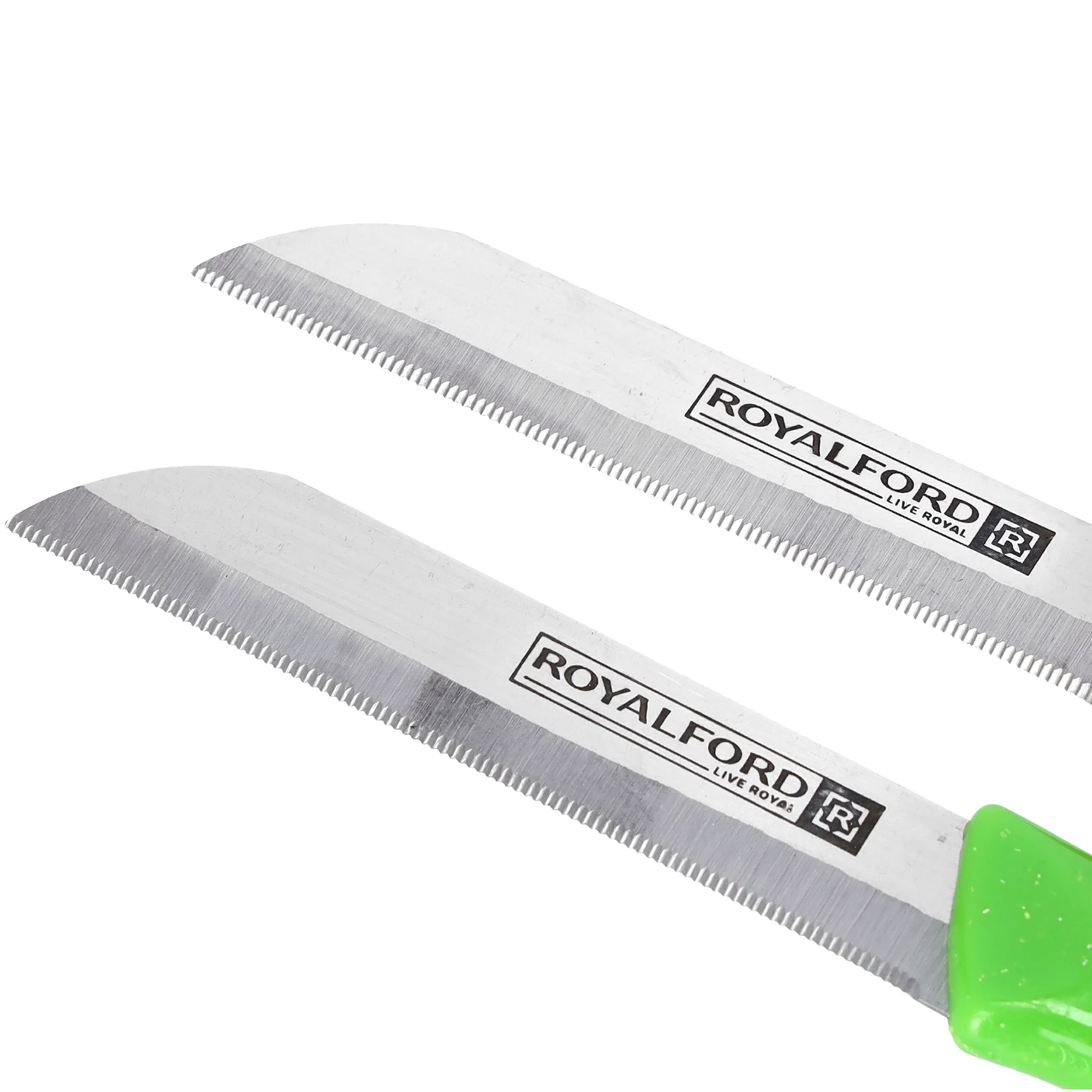 Royalford RF9686 2 Pcs Fruit Knife Set | Stainless Steel Blades | Sharp Fruit & Vegetable Knives | Ergonomic Polypropylene Handles for Daily Kitchen Cutting Tasks - Image 4