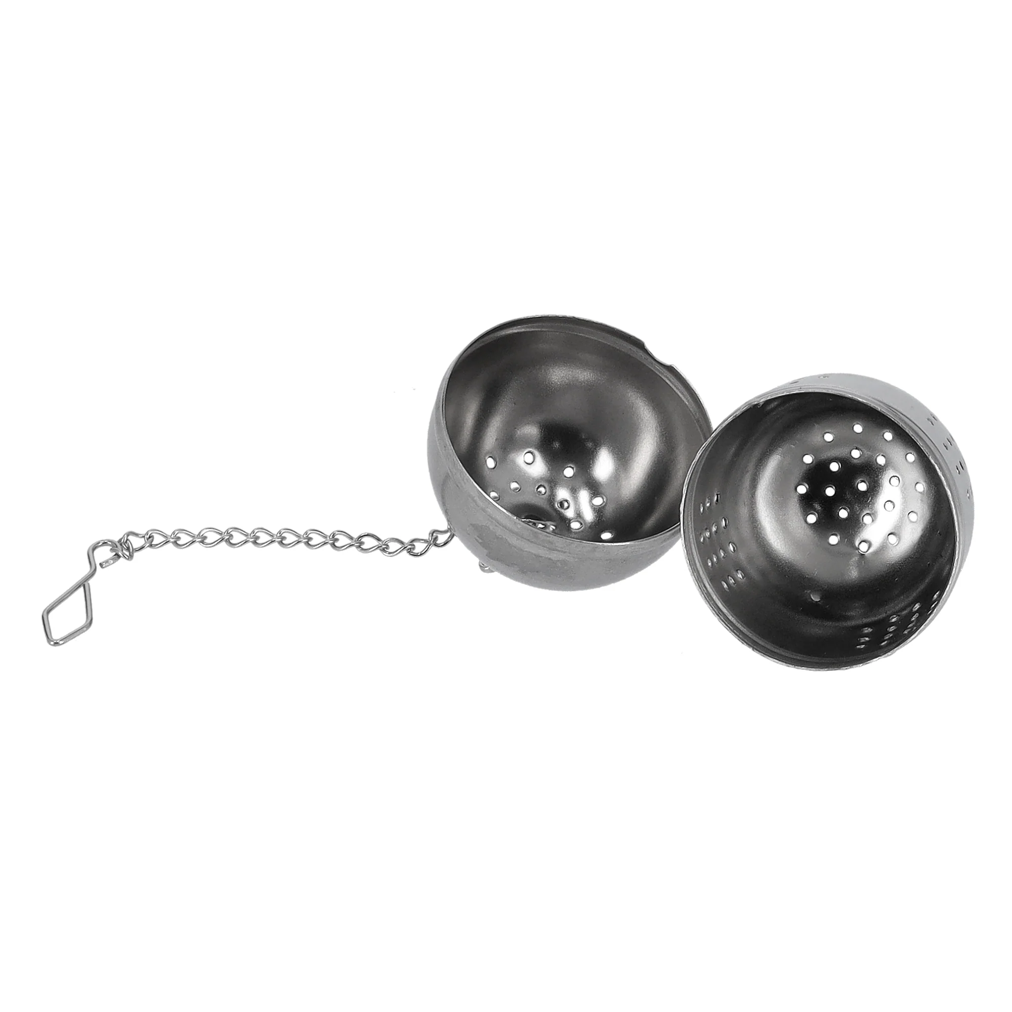 Royalford RF9697 304 Stainless Steel Tea Strainer with Chain | Egg Shaped Loose Leaf Tea Infuser with Hook for Cups, Mugs, Teapots & Daily Brewing Use| Anti-rust Design - Image 5
