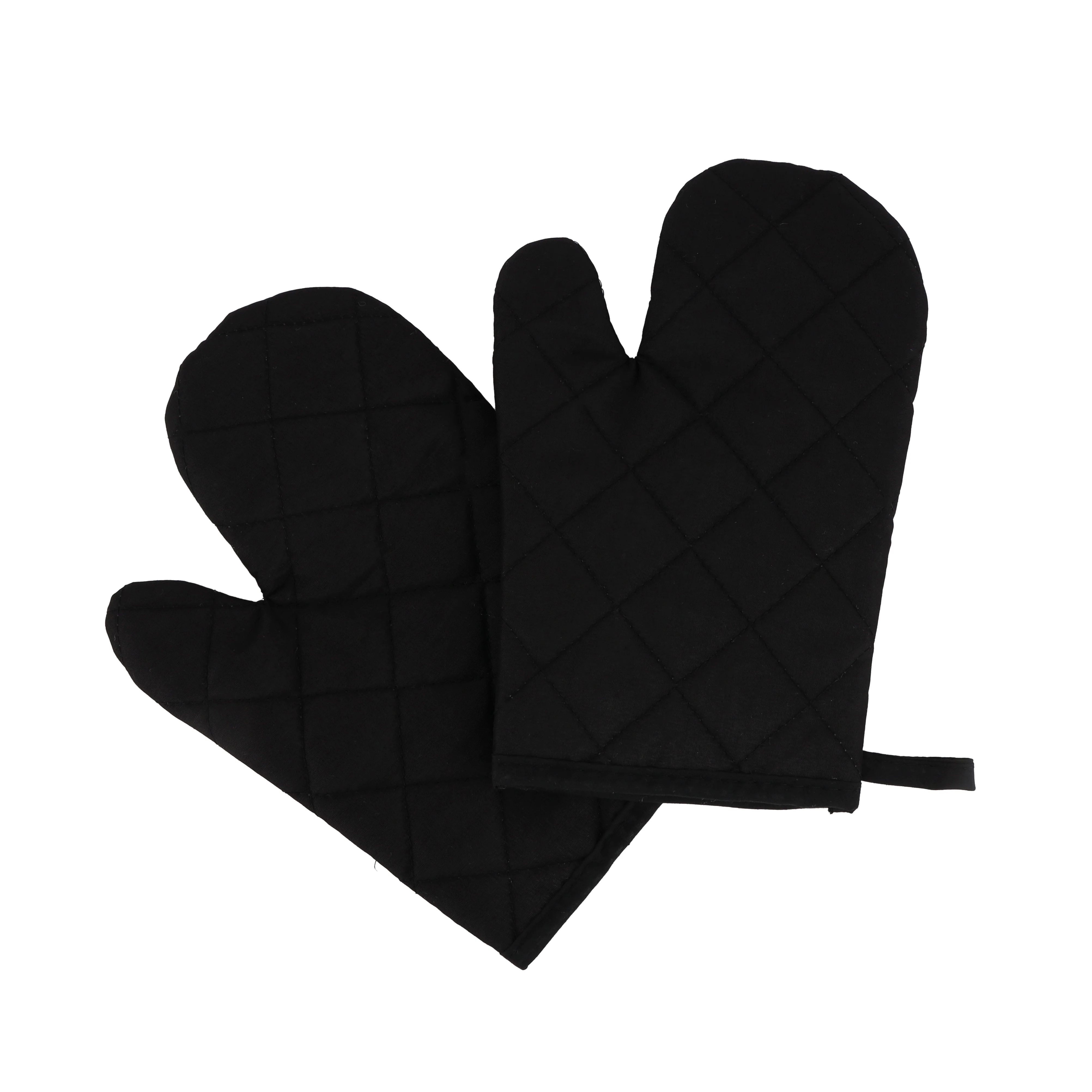 Royalford RF9698 Cotton Padded Oven Mitt Set of 2 |  3-Layer Heat Protection |  Fire-Proof Cotton Insulation |  High Temperature Resistance & Machine Washable Design - Image 2
