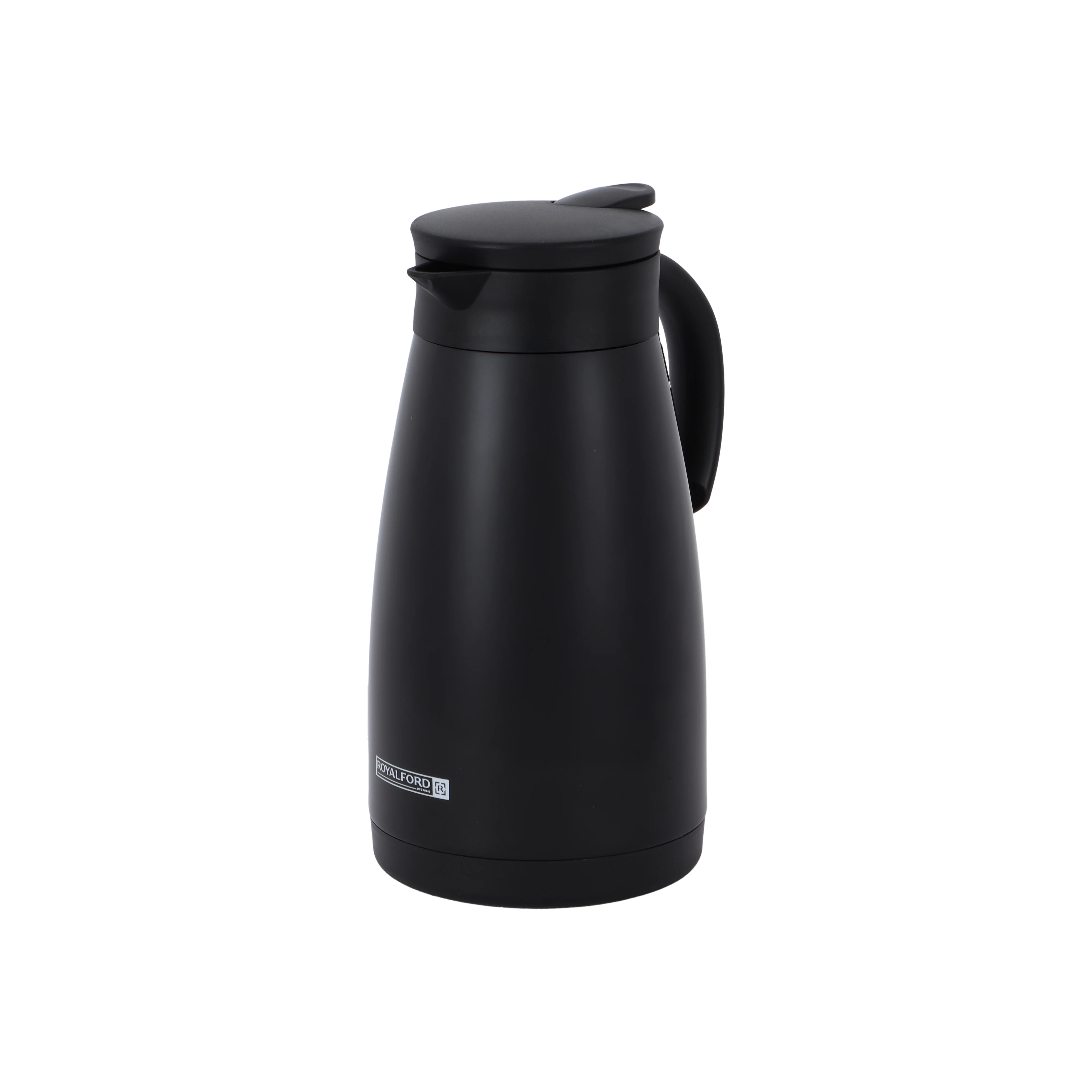 Royalford RF9700 Stainless Steel Coffee Pot 1200ml | Hot & Cold Insulation | SS304 Inner Pot | Ergonomic Handle | Easy Pour Spout | Suitable For  Hot & Cold Beverages - Image 3