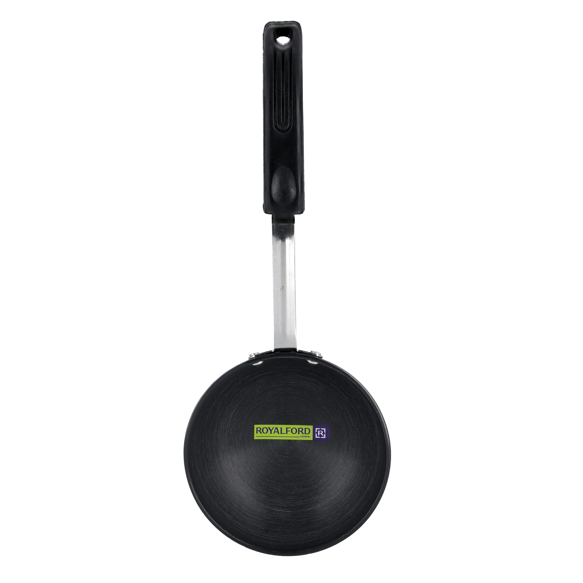 Royalford RF9706 11cm Hard Anodized Vagaria | Non-Stick Aluminium Tadka Pan | PFOA-Free Coating | Ergonomic Handle | Metal Spoon Friendly & Durable Kitchen Essential - Image 2