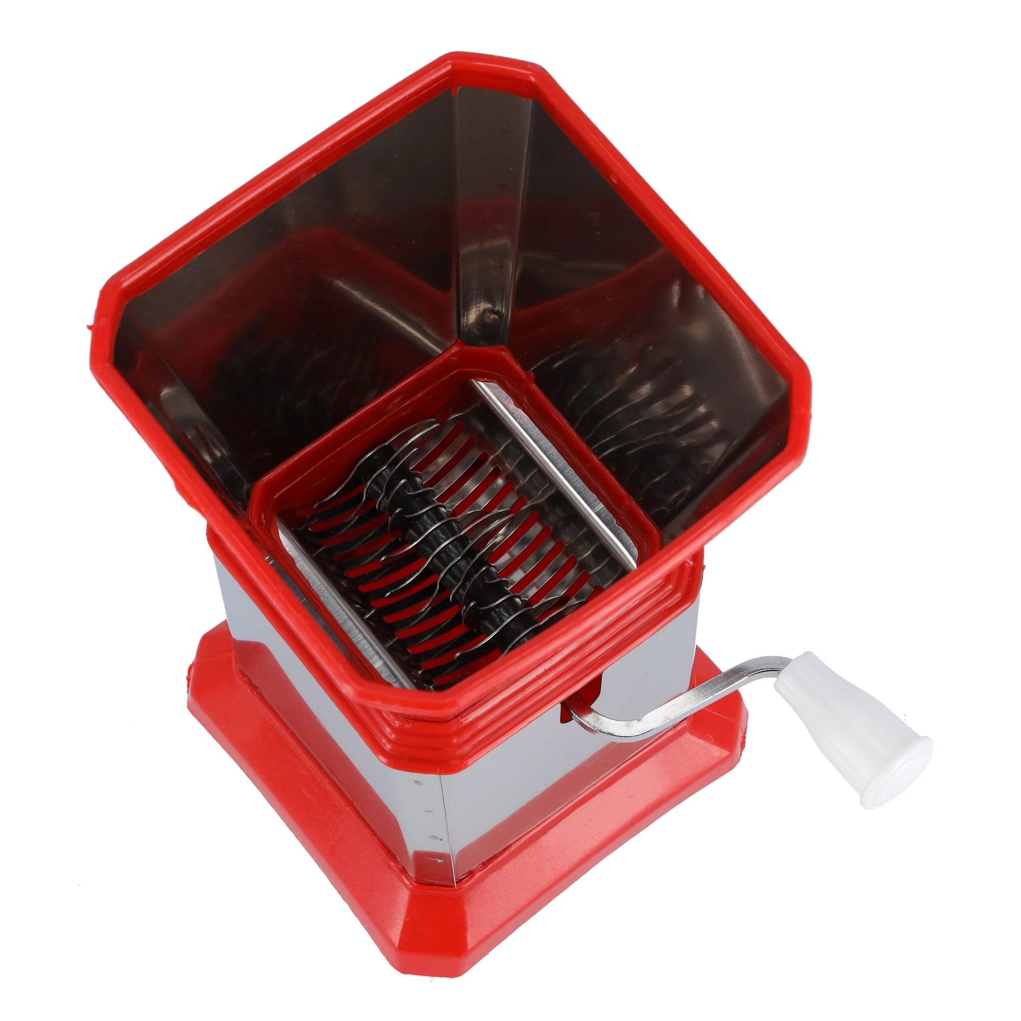Royalford RF9710 Chilly Cutter | Stainless Steel Rotary Blades for Manual Chilli & Vegetable Cutting | Rust Proof Body | Non-Skid Base | Comfortable Grip Handle Design - Image 3