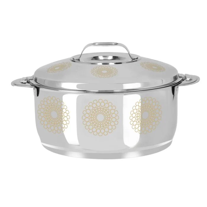 Royalford RF9712 Salwa Double Wall Stainless Steel Hot Pot 2000ML - Portable Extra Deep Hot Pot | Serving Dishes with Lids | Twist Lock | Hot Food Storage & Warmers Pots| Storage Saver for Everyday Use - Image 2