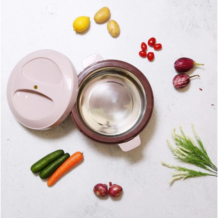 Royalford RF9725 2500ML Deluxe Insulated Casserole | Stainless Steel Interior Hot Pot with Twist Lock | Dishwasher Safe | Hot Food Storage Containers & Warmers | Storage Saver for Everyday Use | 1 Year Warranty - Image 5