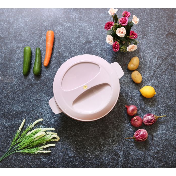 Royalford RF9725 2500ML Deluxe Insulated Casserole | Stainless Steel Interior Hot Pot with Twist Lock | Dishwasher Safe | Hot Food Storage Containers & Warmers | Storage Saver for Everyday Use | 1 Year Warranty - Image 7