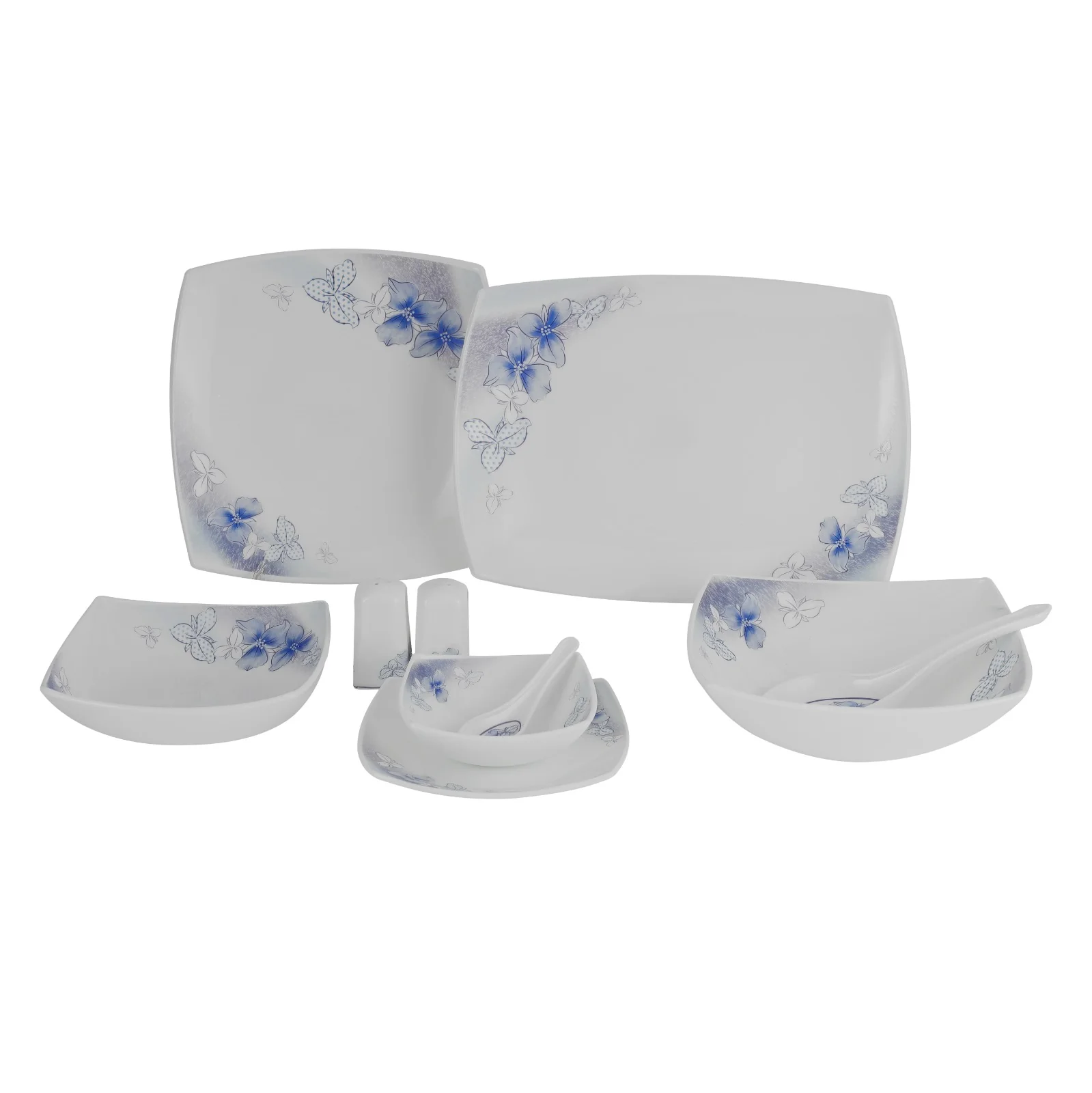 Royalford RF9757 71Pcs Opalware Dinner Set| lightweight |chip-resistant |elegant floral design| freezer, dishwasher & microwave safe |Perfect for family dining & gifting - Image 3