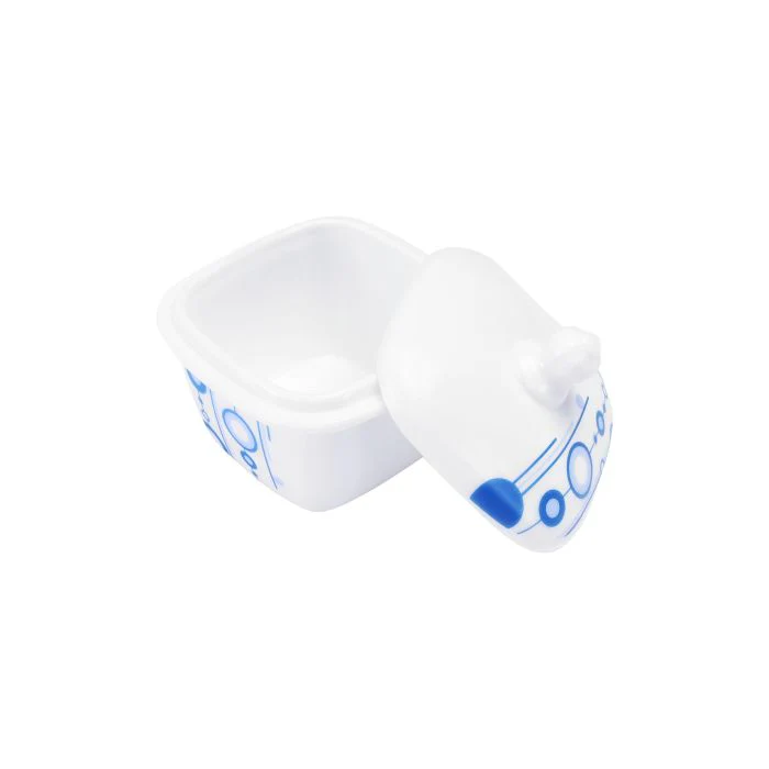 Royalford RF9760 97Pcs Opal Ware Dinner Set - Floral Design Plates, Bowls, Spoons, Cup & Saucer Tea Pot | Comfortable Handling | Ideal for Everyday Use, Family Get- Together, Restaurant, Banquet (Blue Design) - Image 2