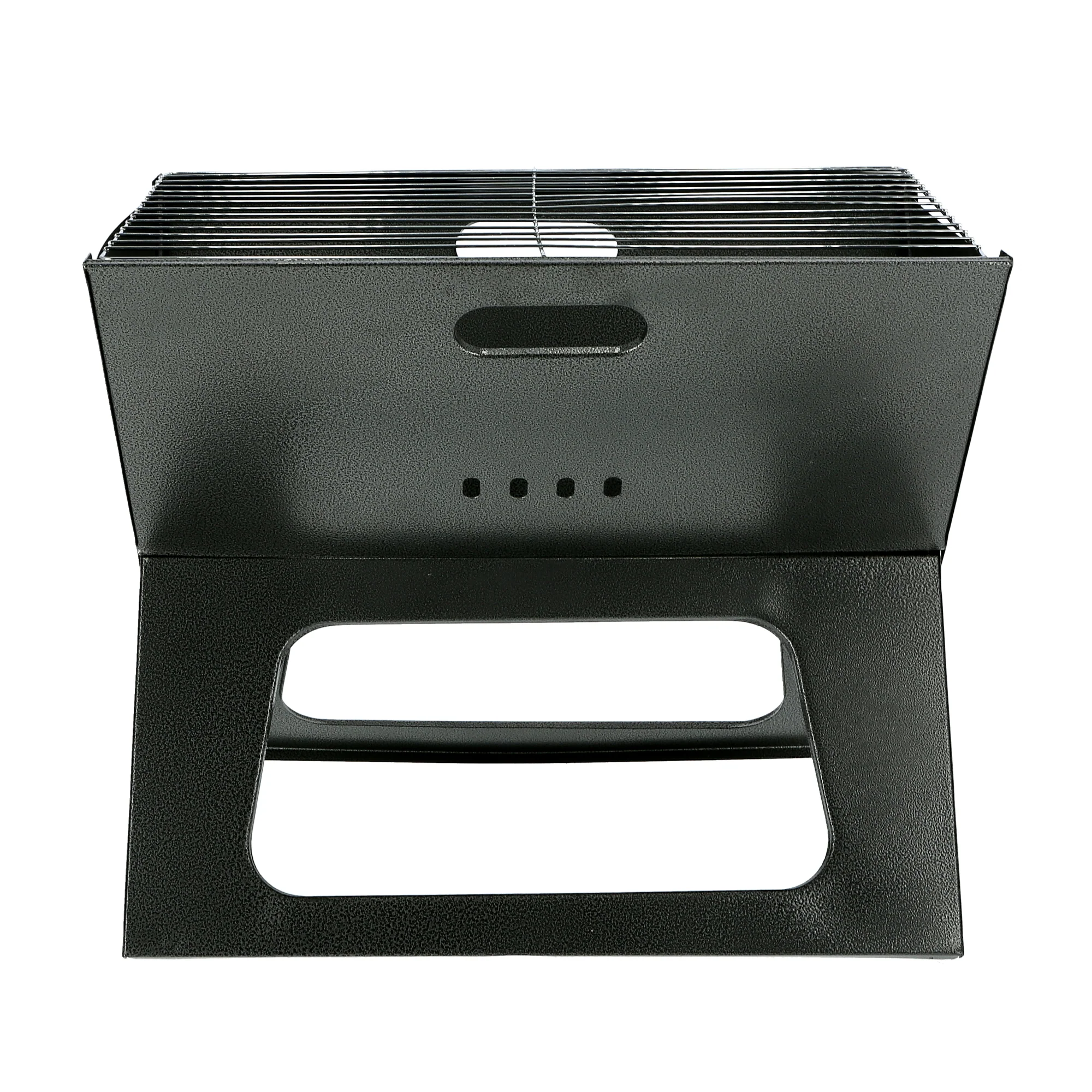 Royalford RF9764 Portable Foldable BBQ Grill | Lockable Grate for Camping & Outdoor Cooking | Lightweight Iron Barbecue | Space-Saving Design | Easy to Clean & Store - Image 3