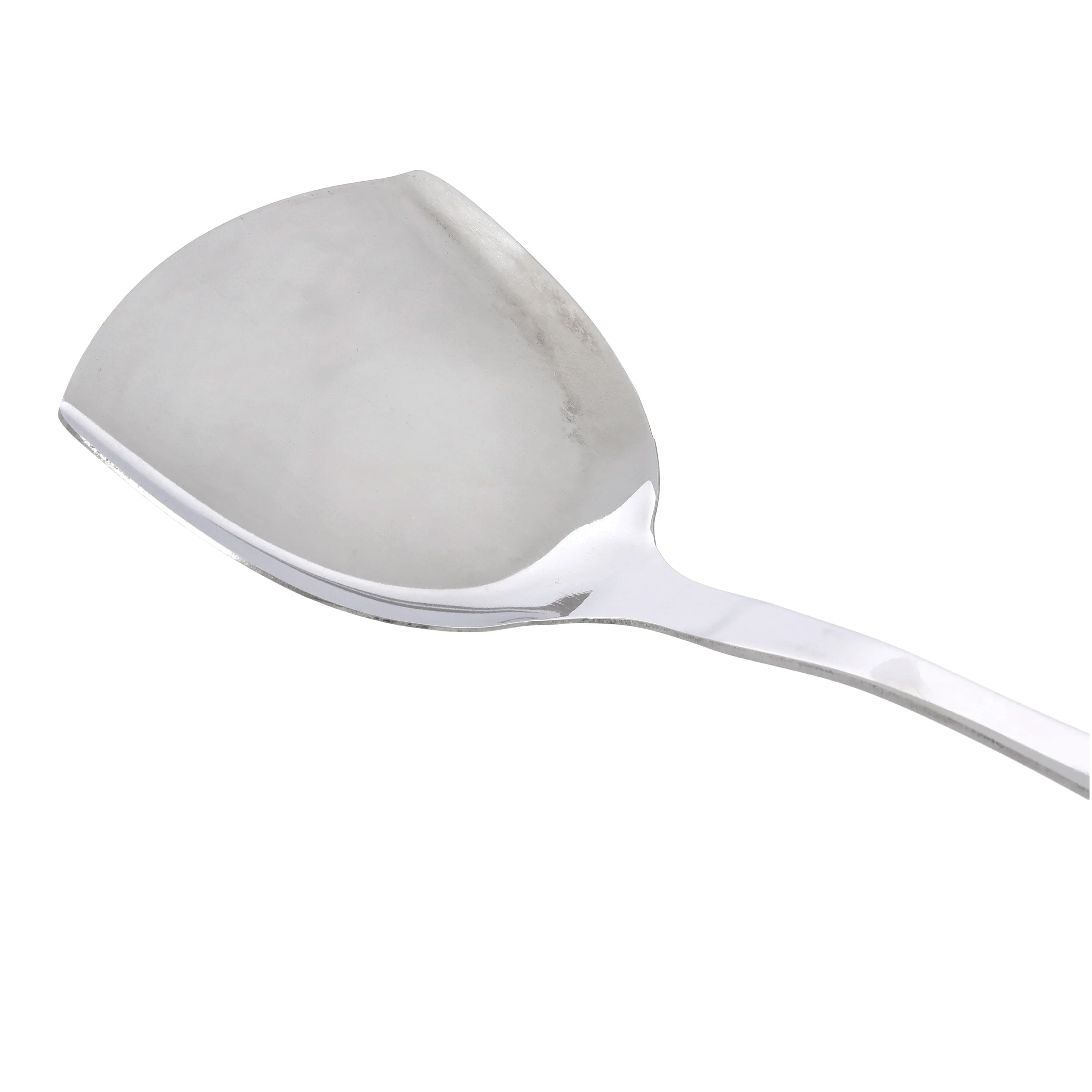 Royalford RF9774 Stainless Steel Turner | Wooden Finish Polymer Handle for Flipping & Cooking | Durable | Ergonomic| Rust-Resistant & Dishwasher Safe Kitchen Turner - Image 3