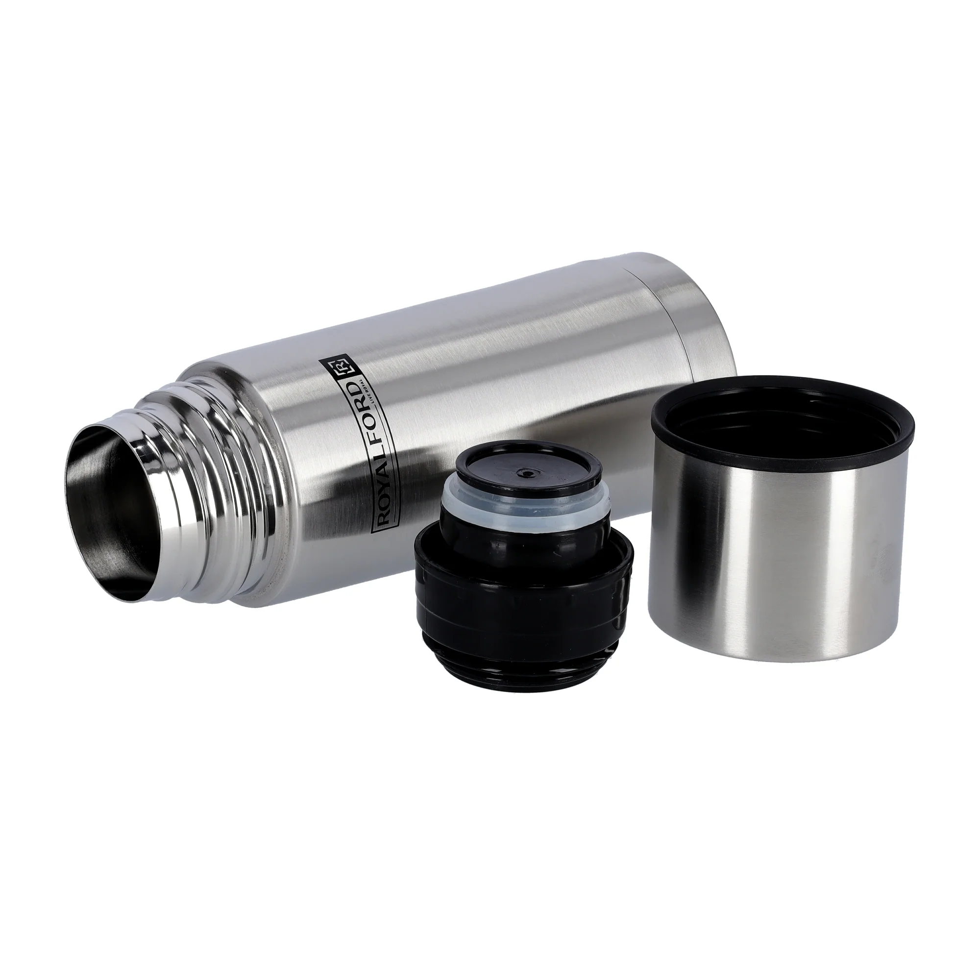 Royalford RF9779 Vacuum Bottle 350ml | Stainless Steel Double Wall Insulated Hot & Cold Flask | Leak Proof  | 304 Food Grade Inner Lining for Travel, Office & Daily Use - Image 3