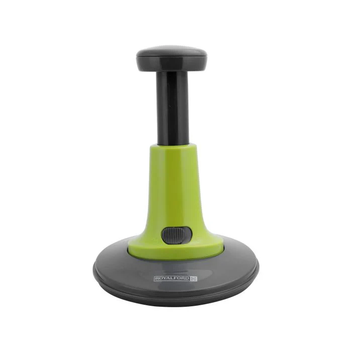Royalford RF9784 Push-Handle Salad Maker | Multi-Purpose Vegetable Chopper |  Food-Grade Build | Stainless Steel Blades | Anti-Skid Base & Dishwasher Safe Design - Image 5