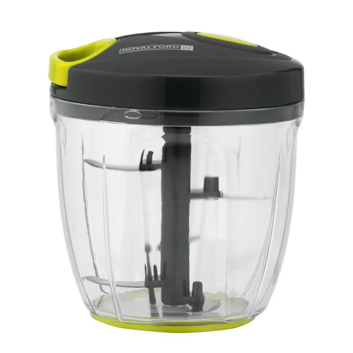 Royalford RF9785 Multi-Purpose Pull Chopper| 900ml Capacity, 5PCS Stainless Steel Blades, Durable ABS Handle & PP Lid, Egg Beater Attachment |Manual BPA-Free Food Chopper - Image 5