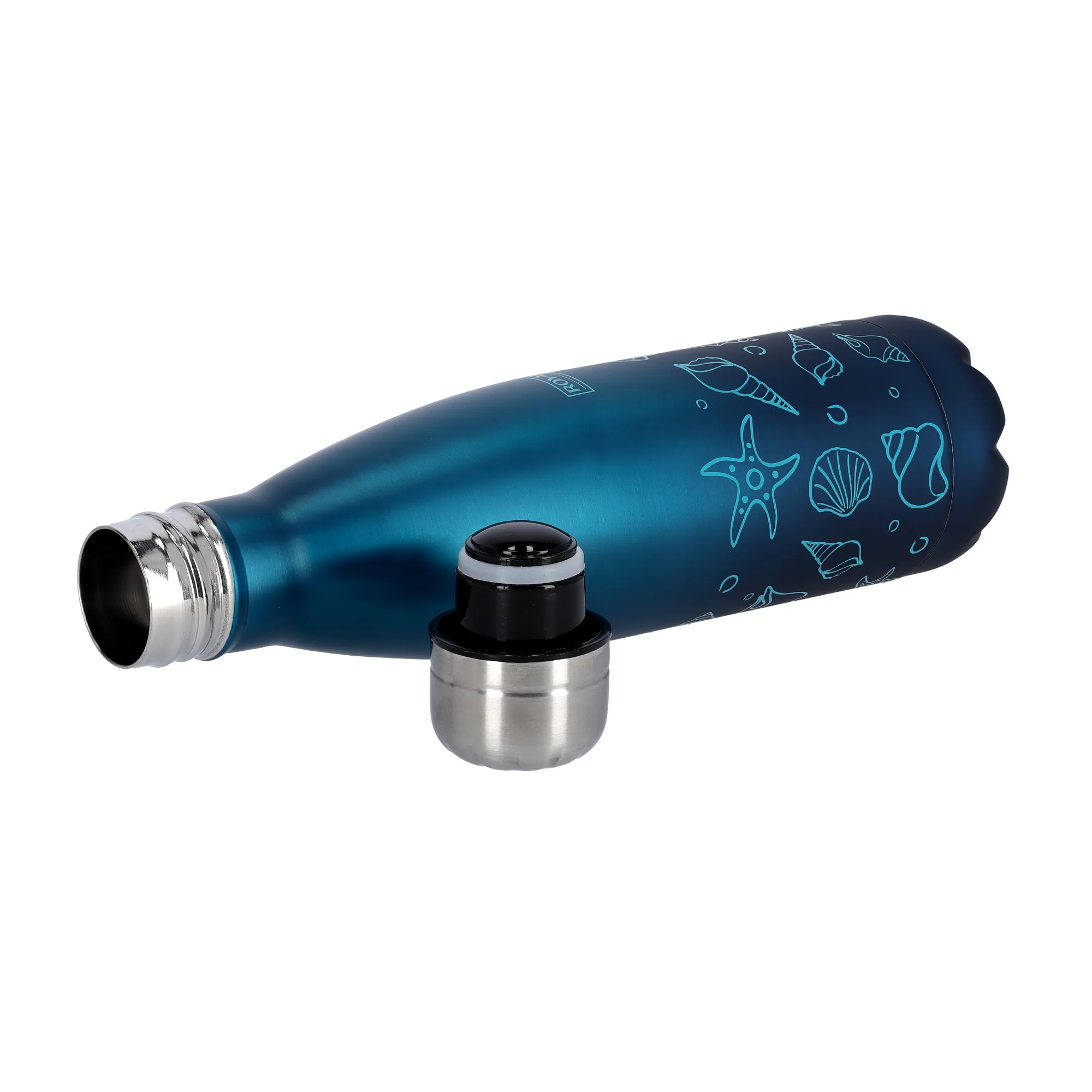 Royalford RF9789 Vacuum Bottle 500ml | Double Wall Stainless Steel Hot & Cold Water Bottle | 304 Stainless Steel Inner Lining for Office, Travel , Gym and Outdoor Use - Image 3