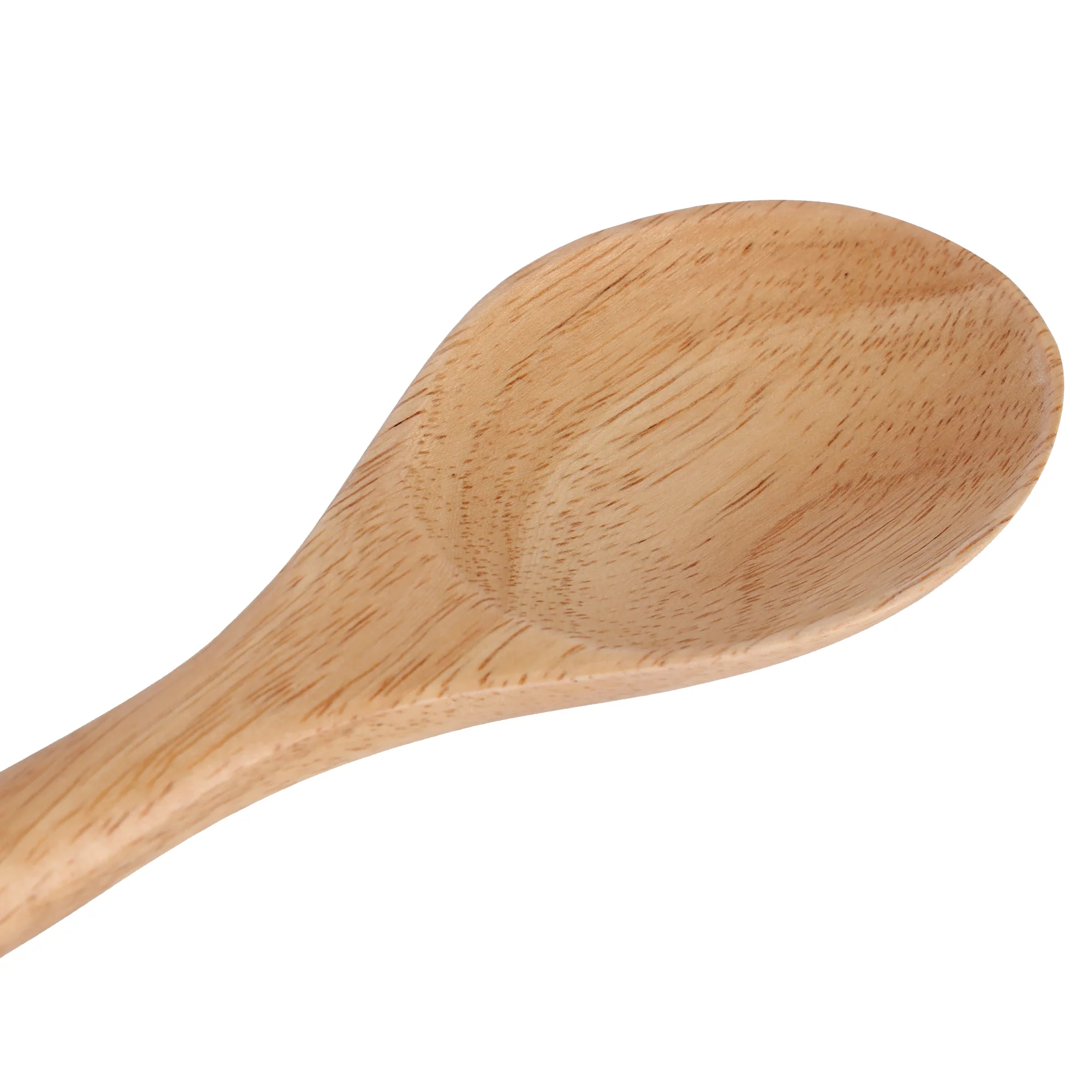 Royalford RF9790 Rubber Wood Serving Spoon | Ergonomic Wooden Spoon for Non Stick Cookware| Dishwasher Safe | Natural Wood Kitchen Tool for Cooking and Serving Use - Image 3